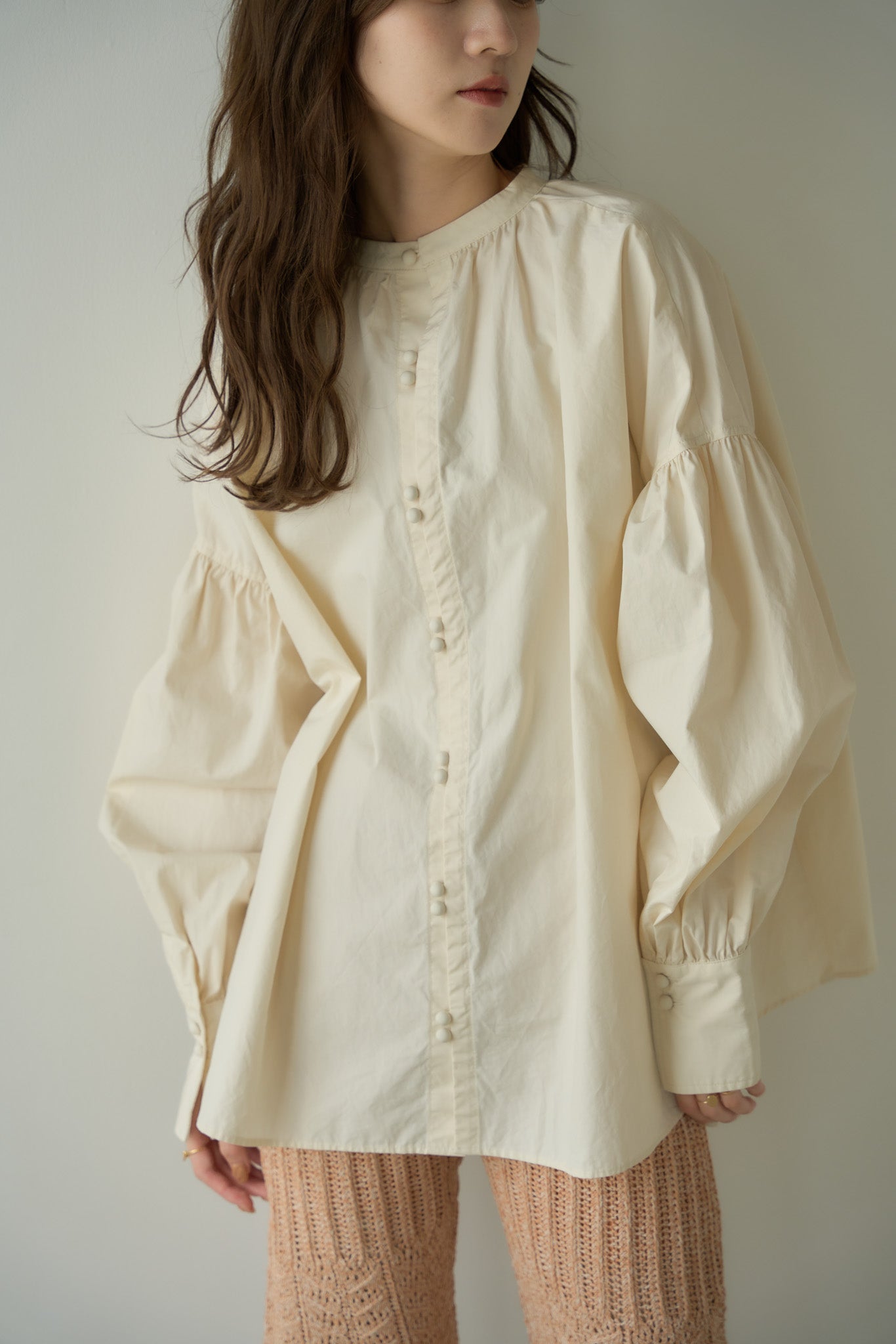back button gather blouse – Eaphi