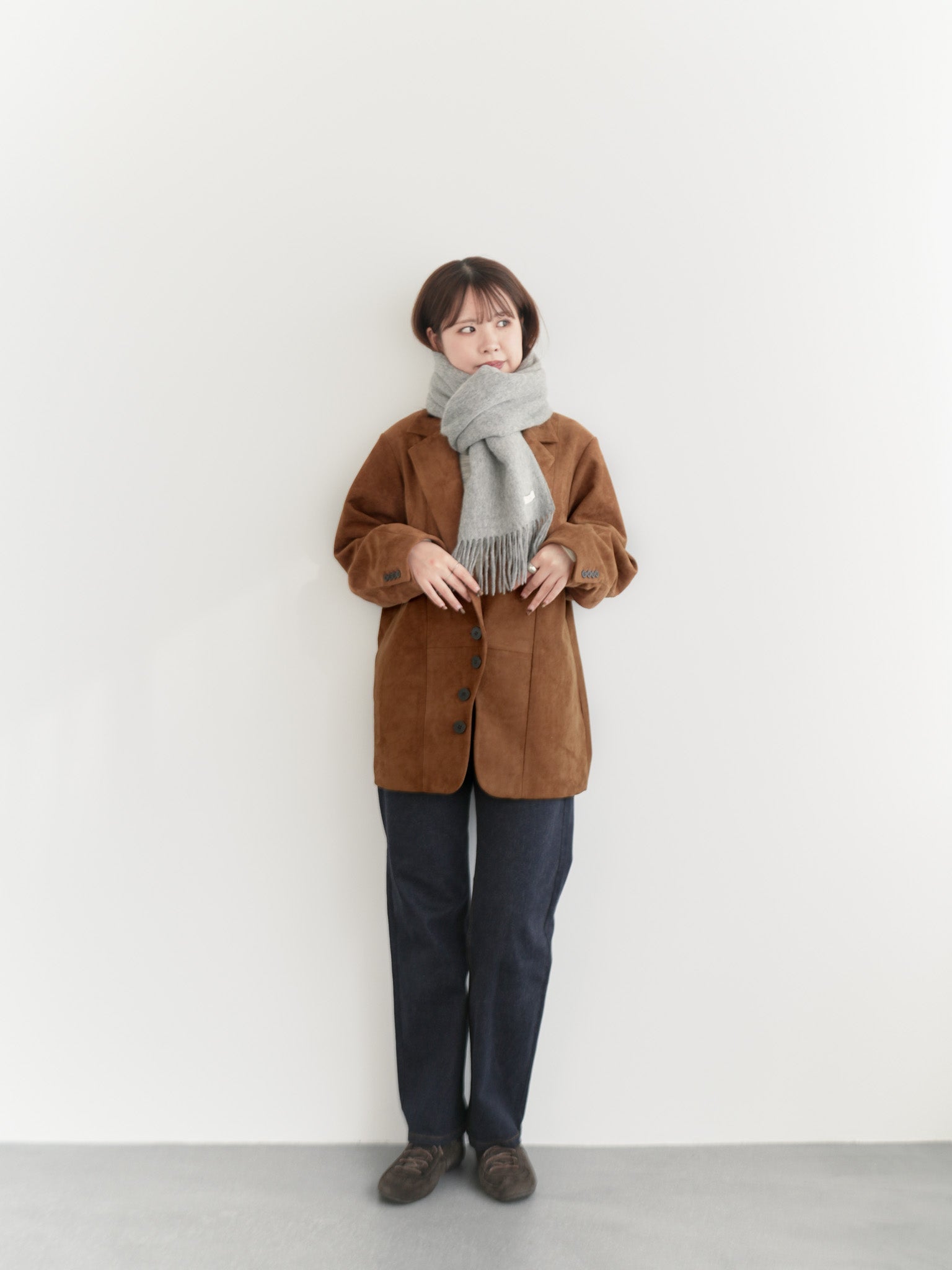 CLASSIC WAVE JACKET ー FAUX SUEDE