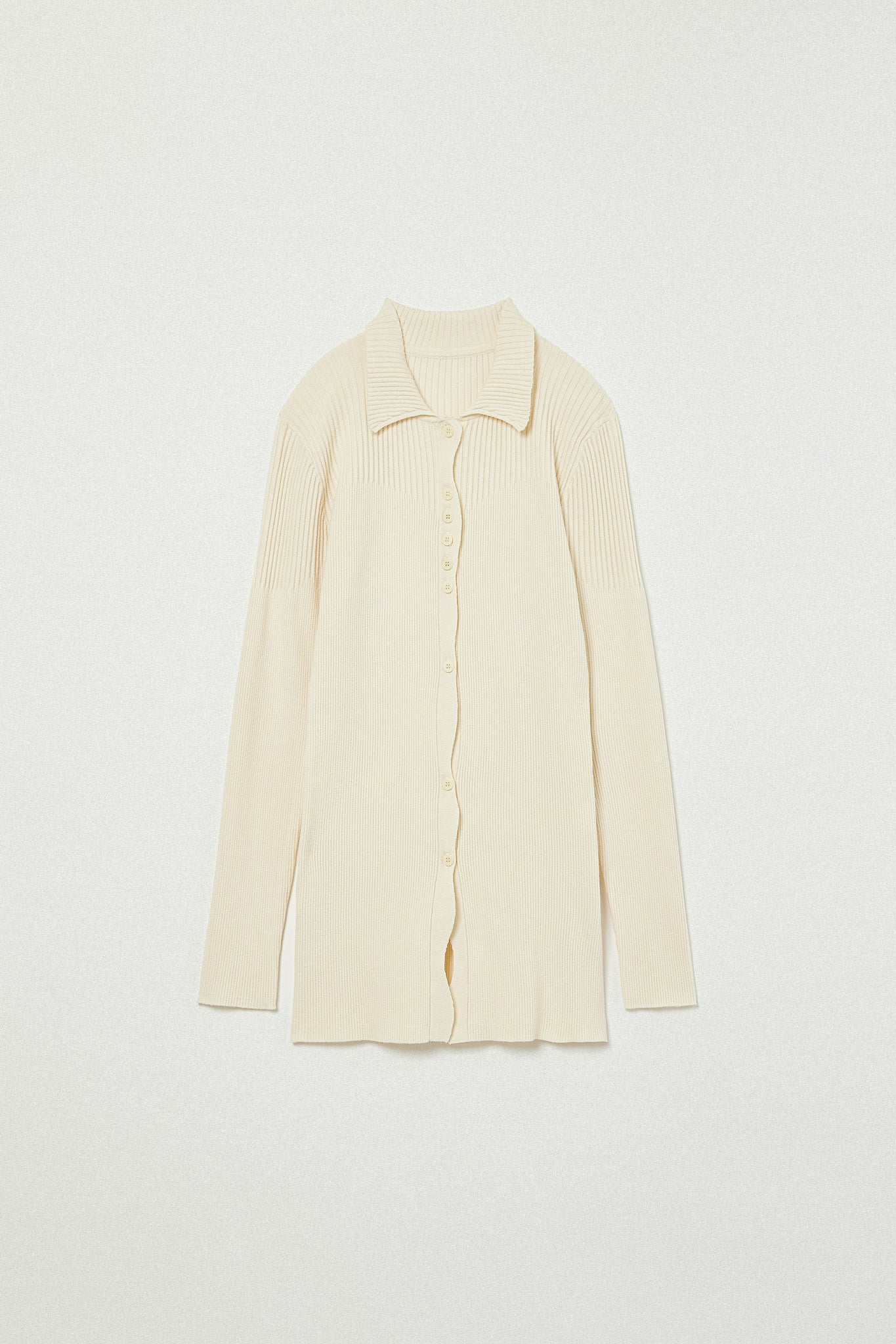 RANDOM WAVE KNIT SHIRT