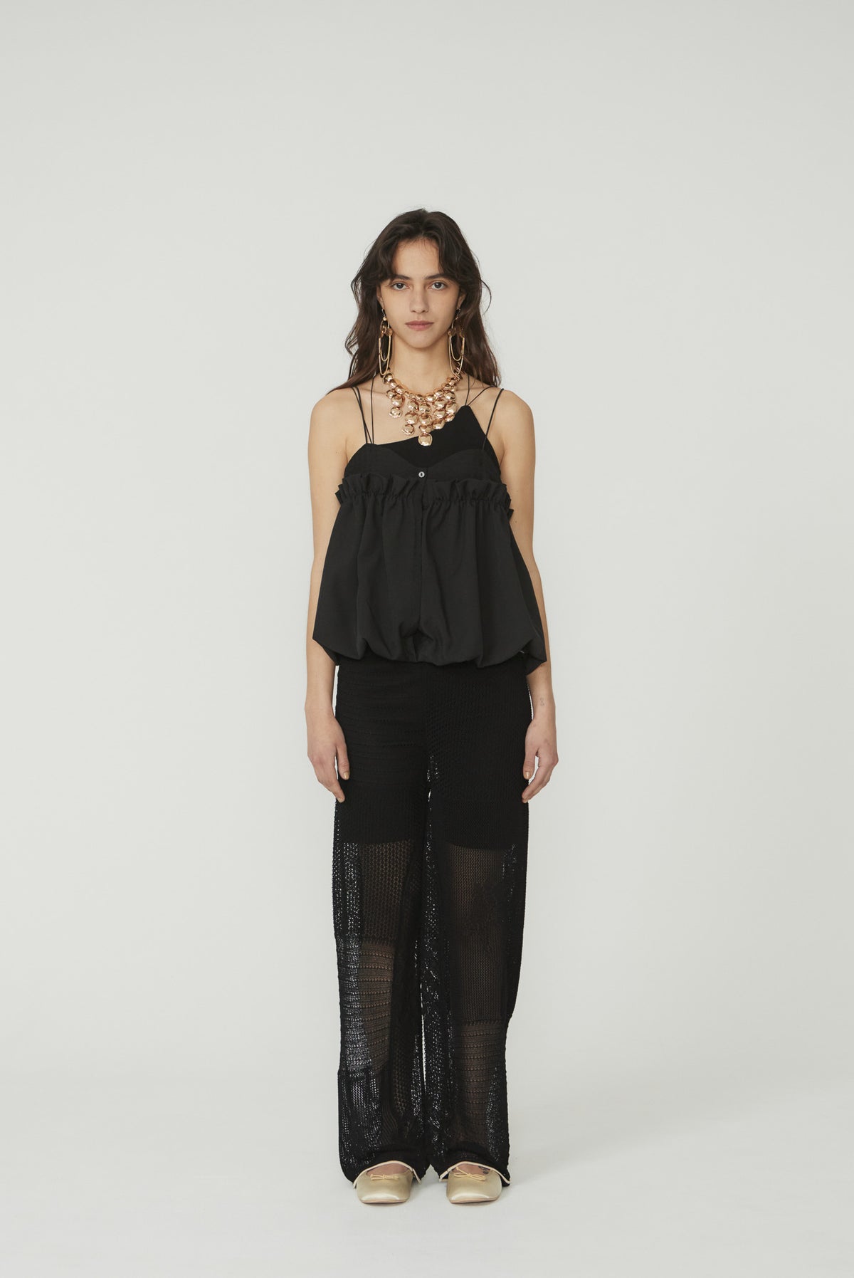 BALLOON HEM CAMISOLE【POPUP先行】