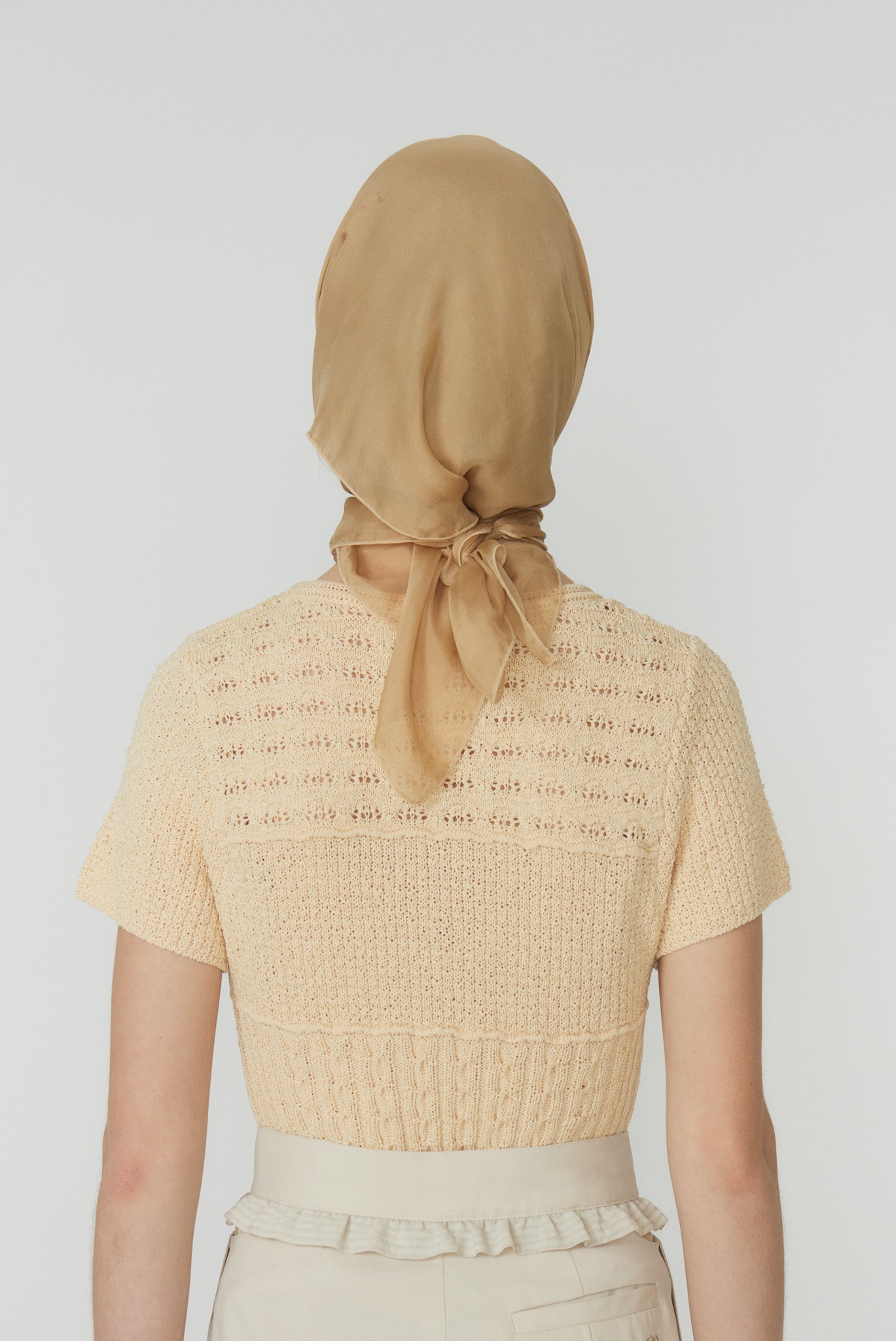 SWITCHING FABRIC KNIT TOP【POPUP先行】