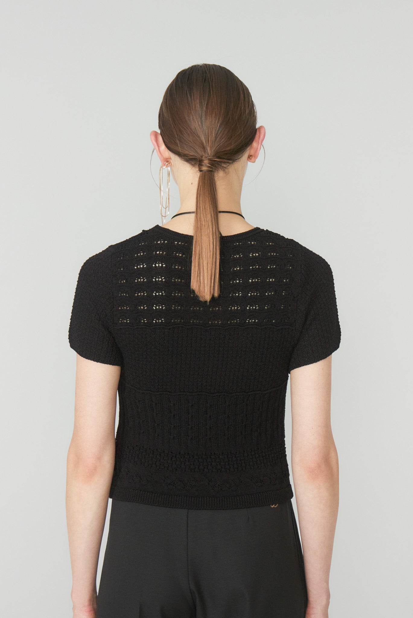 トップス EAPHI SWITCHING FABRICK KNIT TOP eaphi SWITCHING FABRICK KNIT TOP