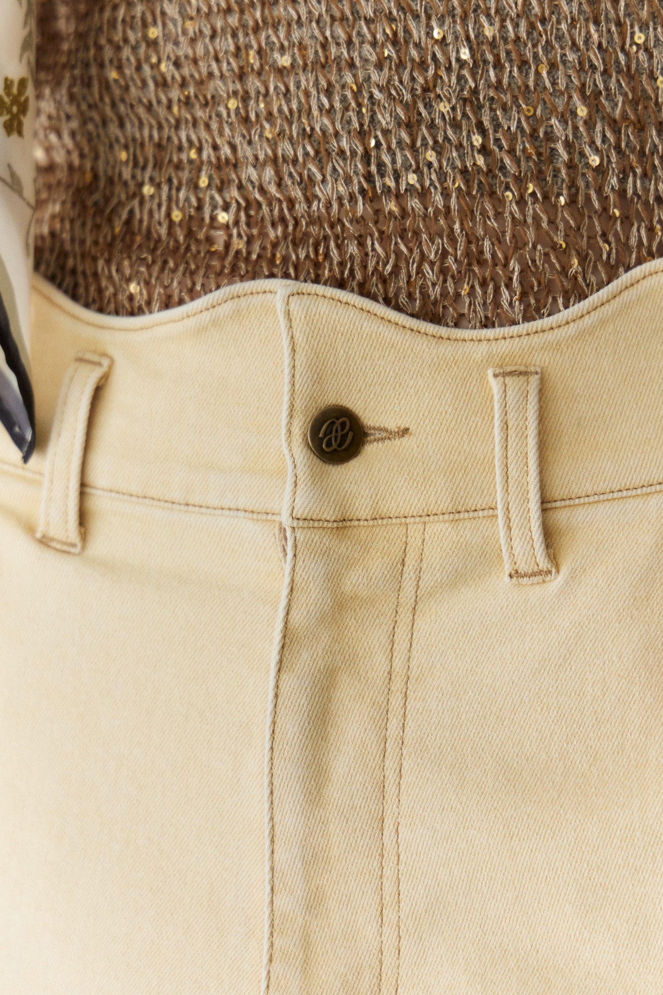 WAVE DESIGN HIGH WAIST DENIM 【STORE限定】