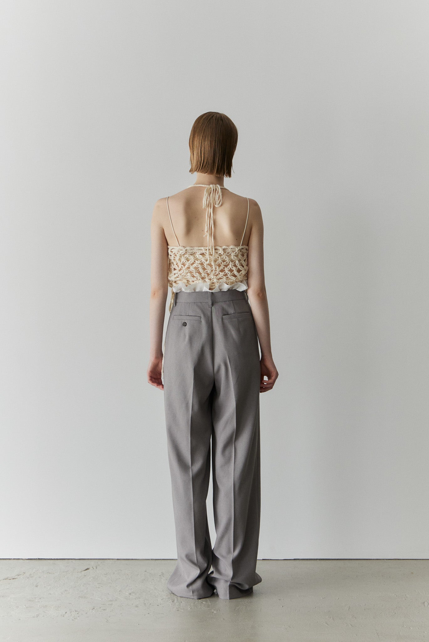 eaphi】wrap design button slacks