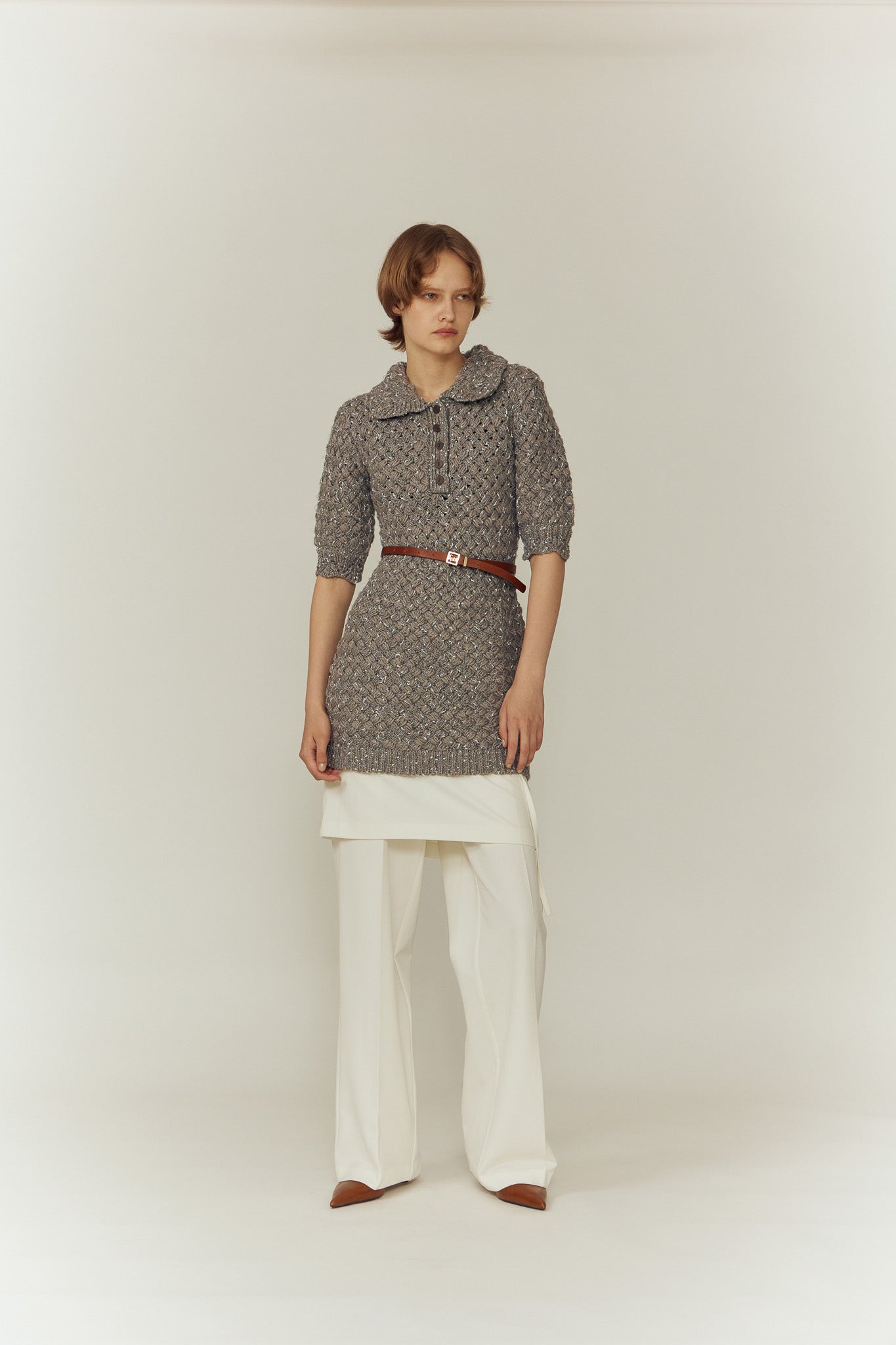 TWO-PIECE SKIRT TROUSERS