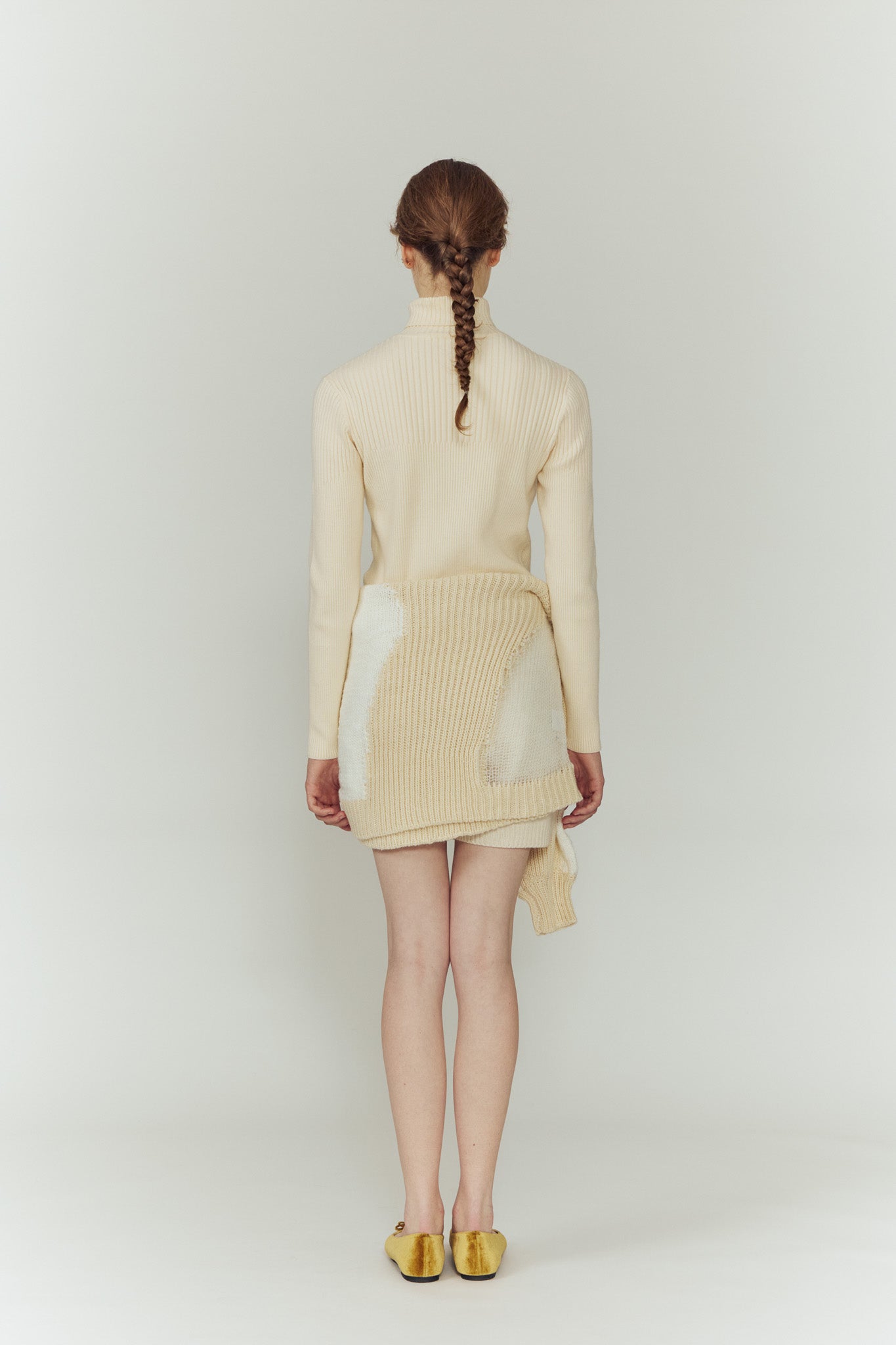 トップス eaphi RANDOM RIB TURTLENECK KNIT RANDOM RIB TURTLENECK KNIT