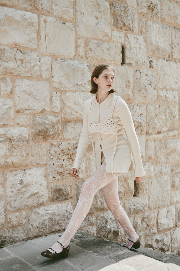 【eaphi】MIX PATTERN KNIT BUSTIER eaphi】MIX PATTERN KNIT BUSTIER