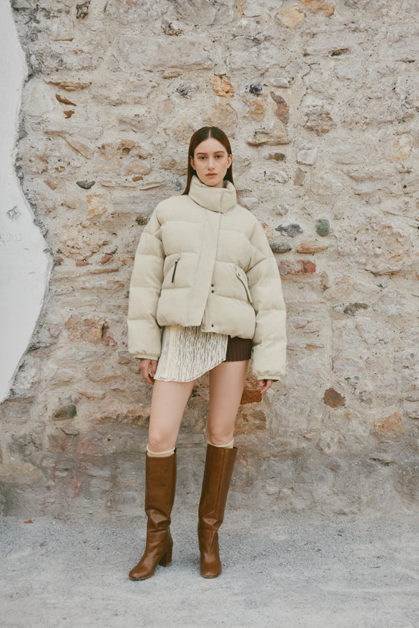 CHECK PATTERN PUFFER JACKET【3rd anniversary限定】