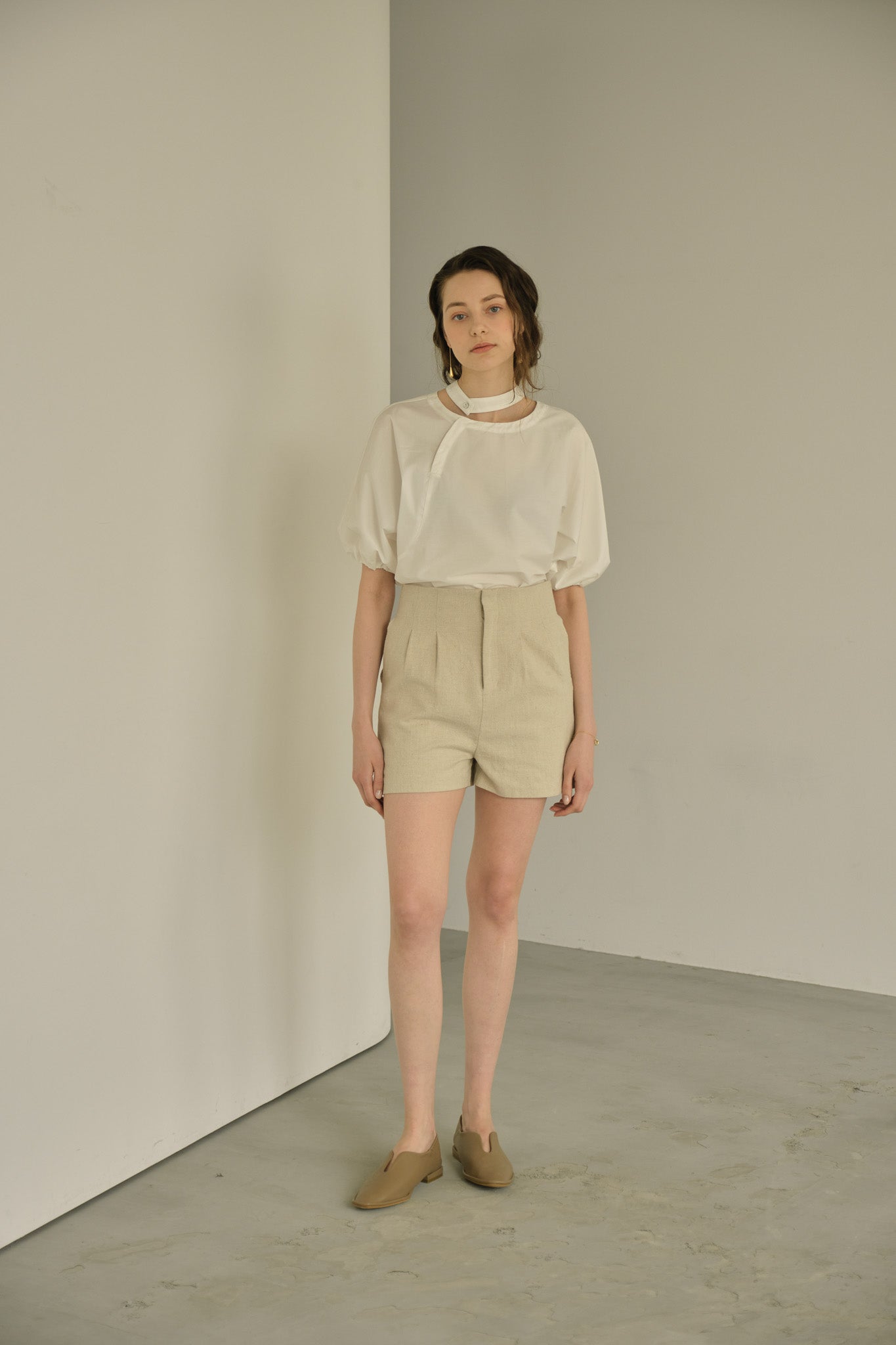 linen like short pants