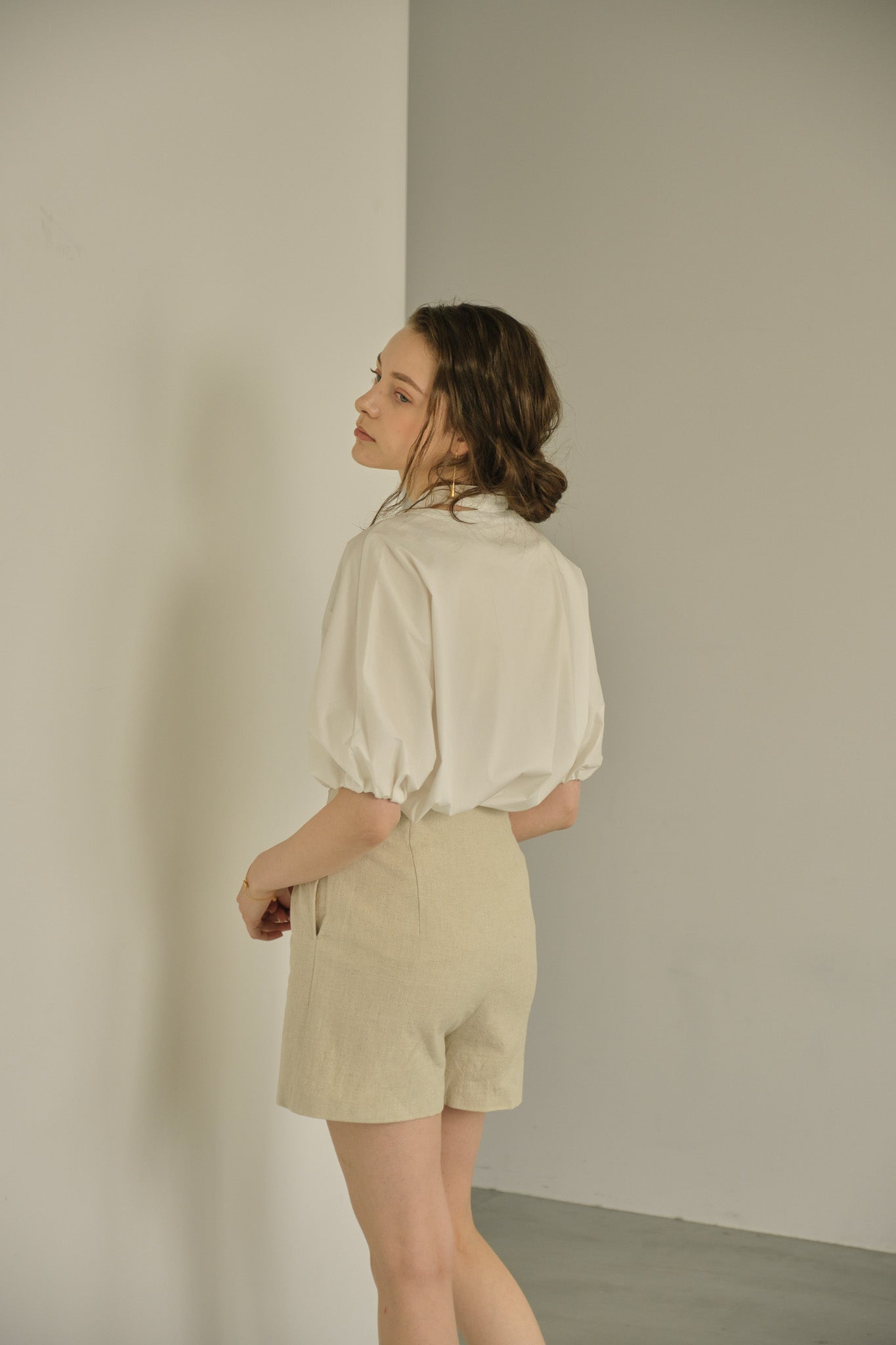 linen like short pants