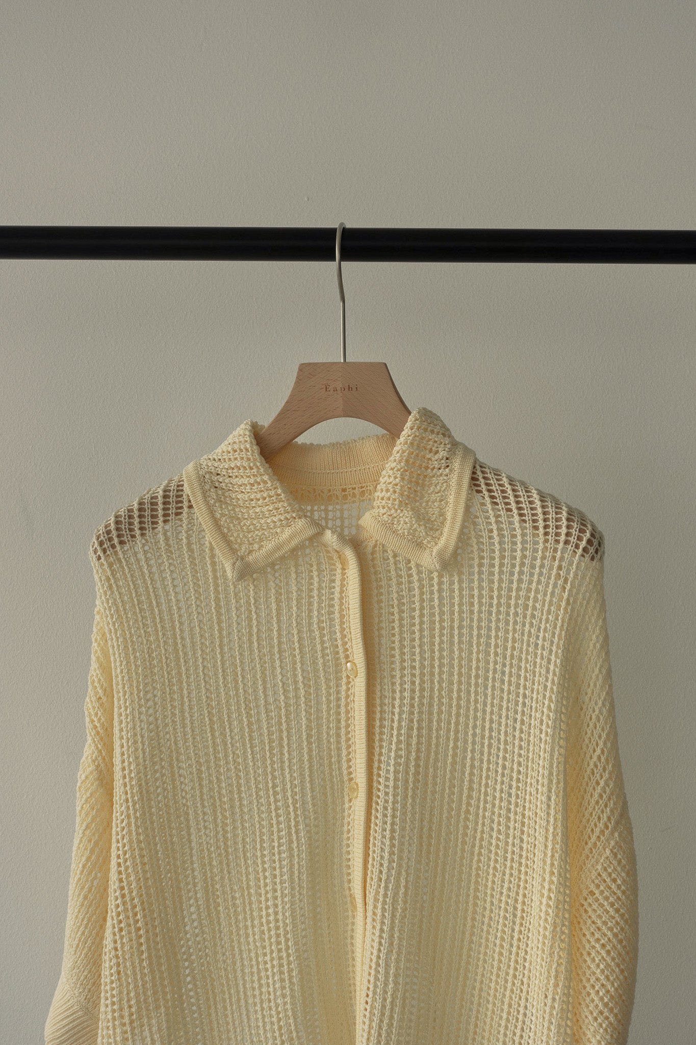 【23SS】big collar ami knit