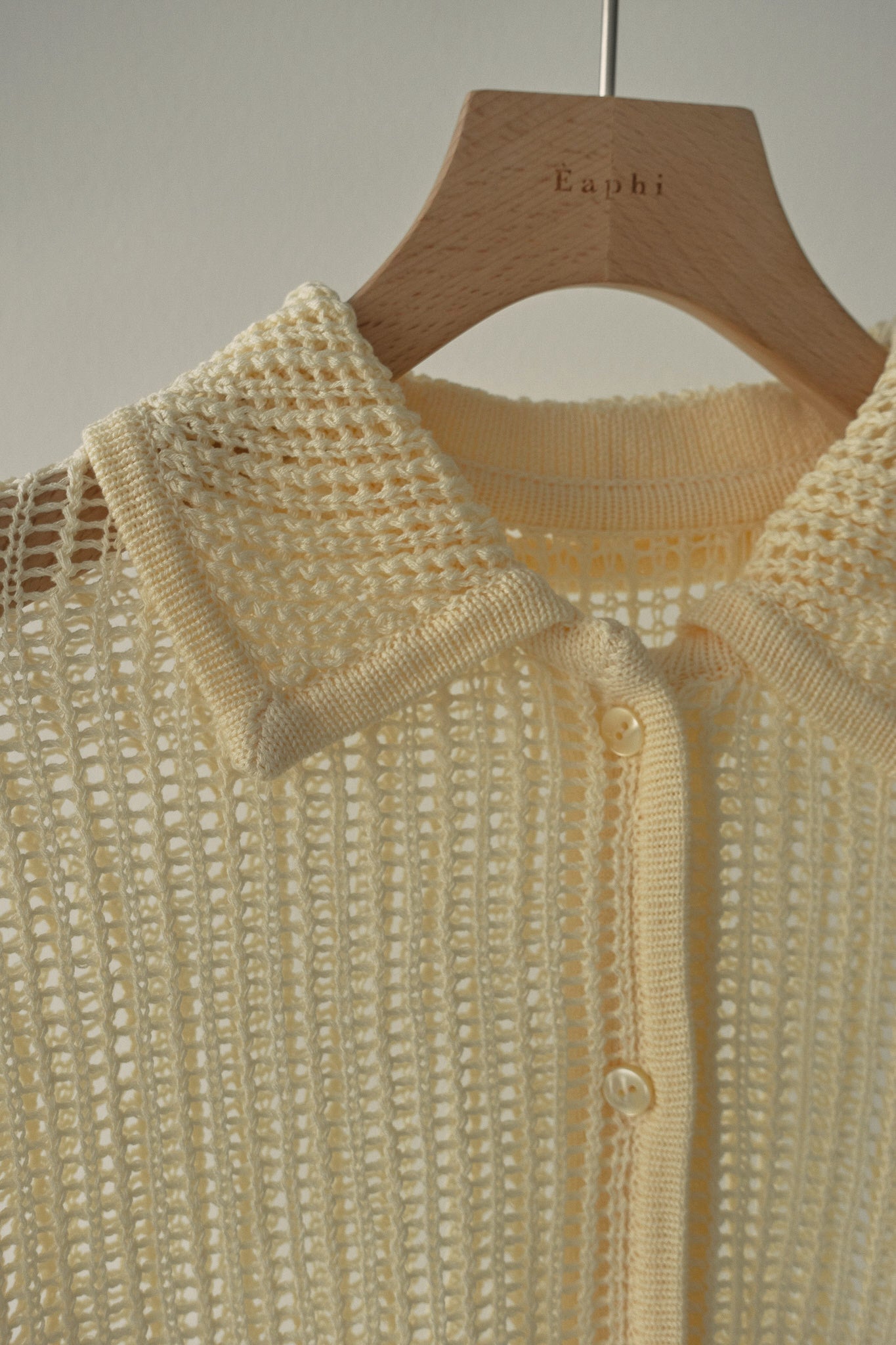 【23SS】big collar ami knit
