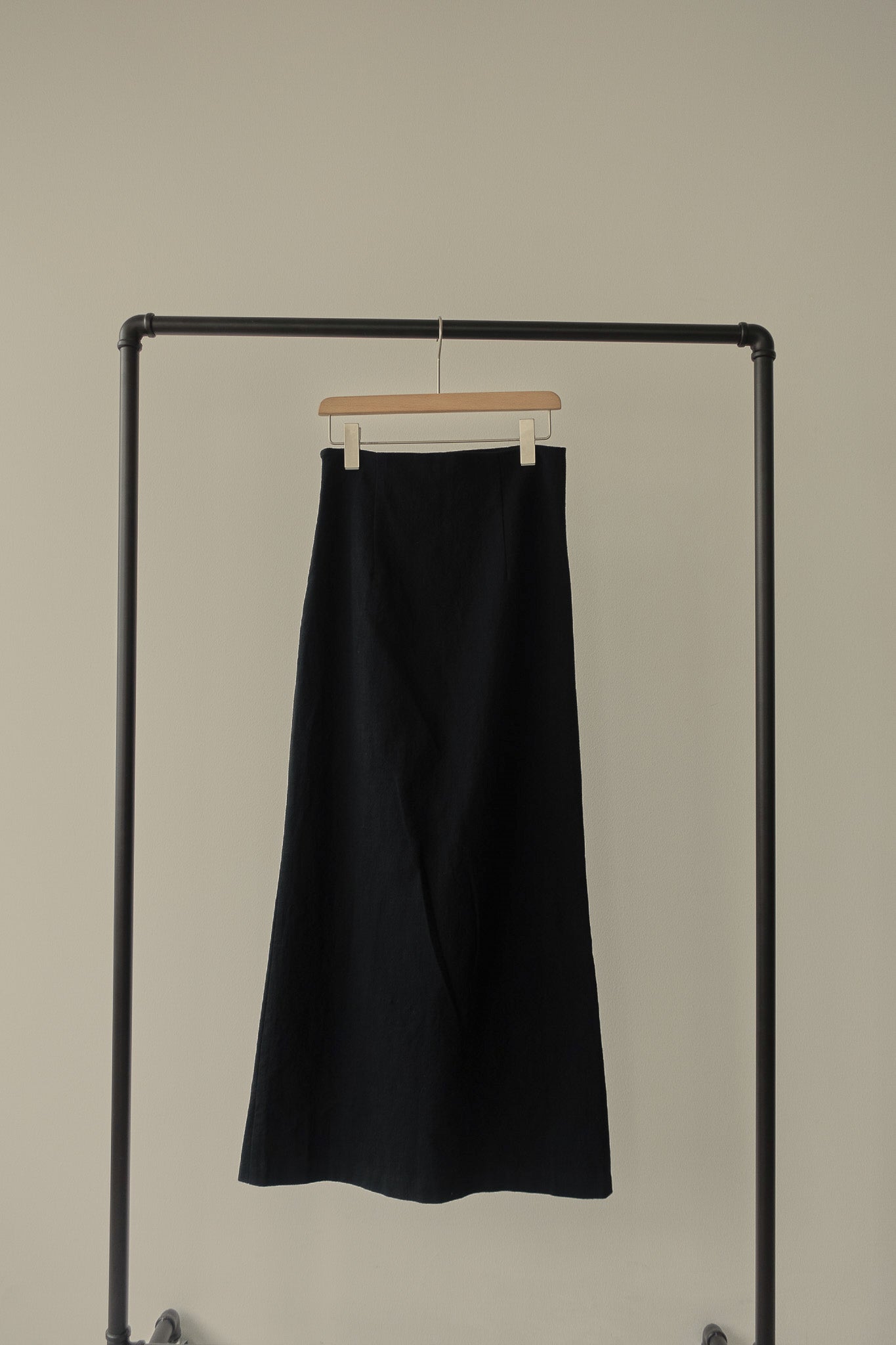 linen like gather skirt