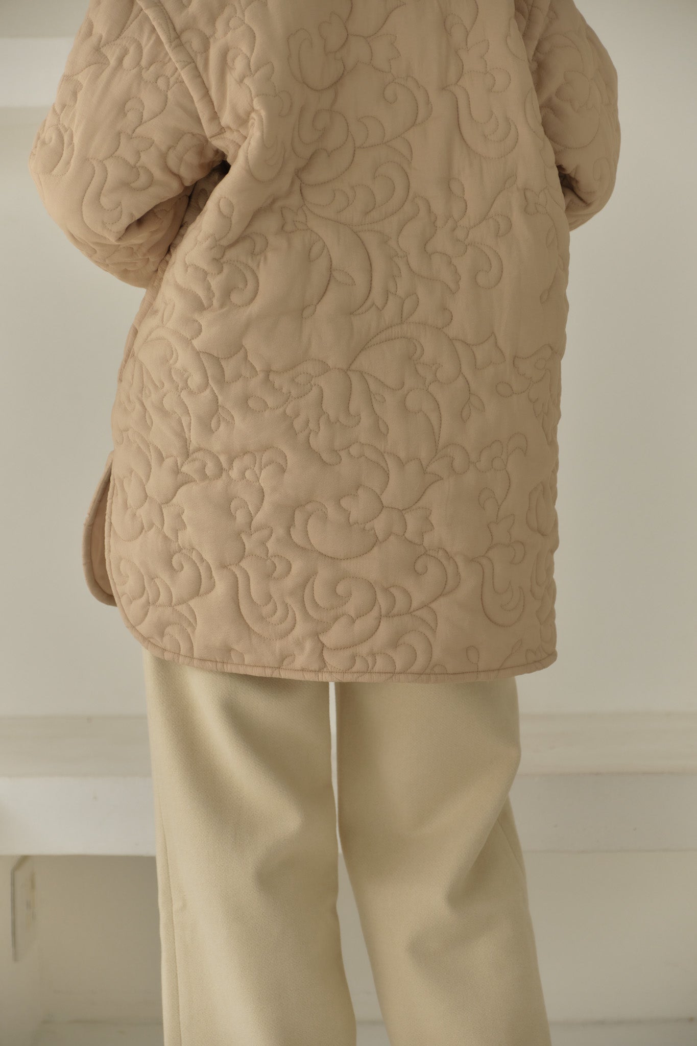 Eaphi leaf pattern 2way quilting coatご購入よろしくお願いいたします