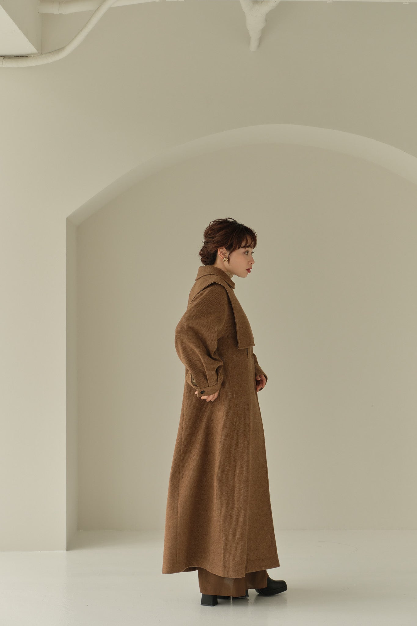 gunpatch waist mark long coat