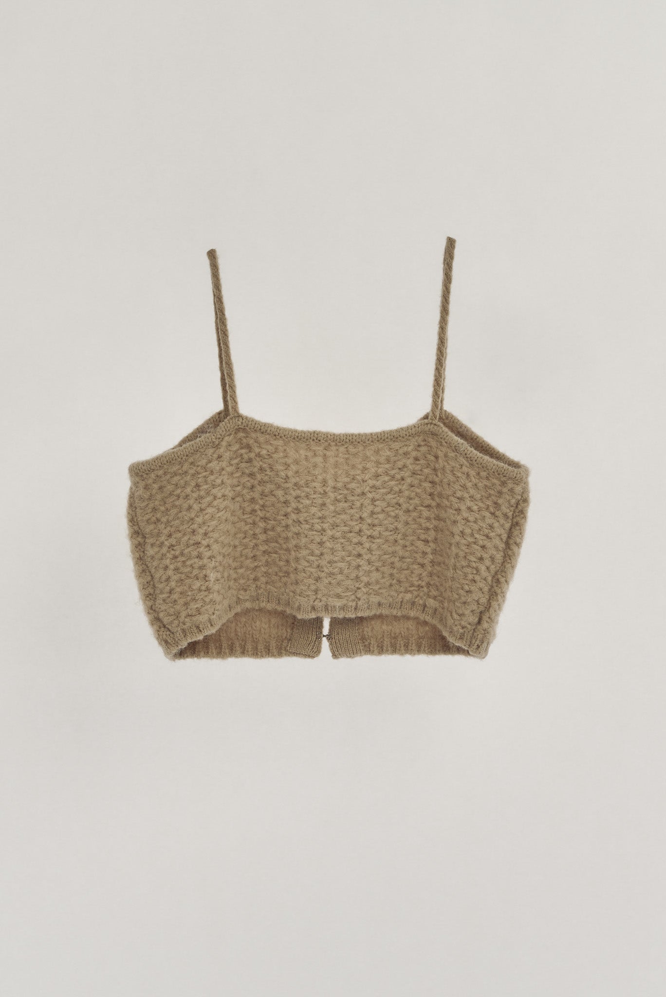 warm knit bustier