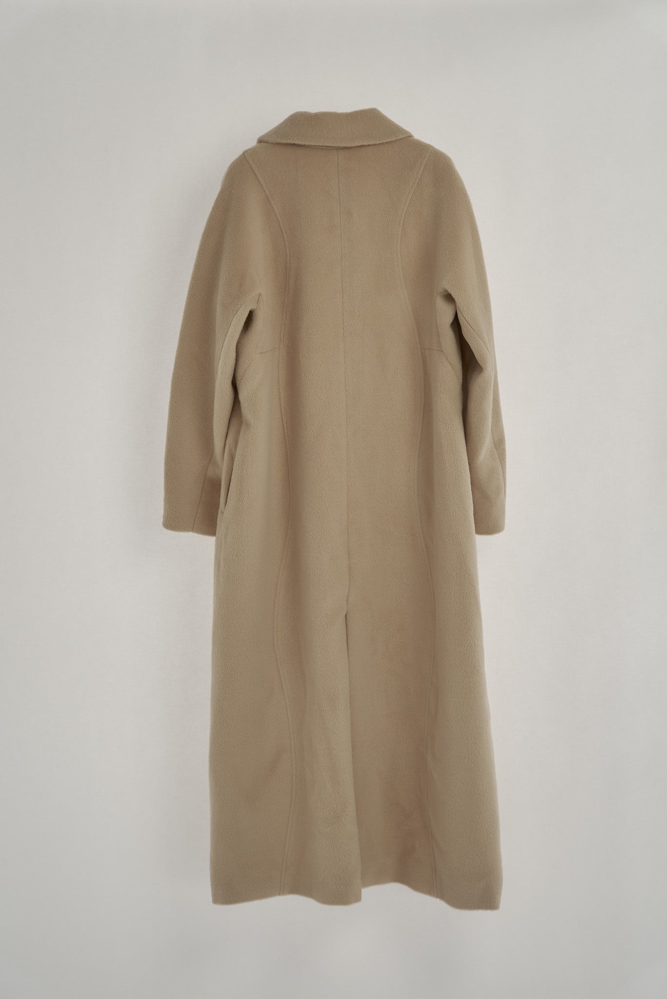 Eaphi wave design shaggy long coatコート