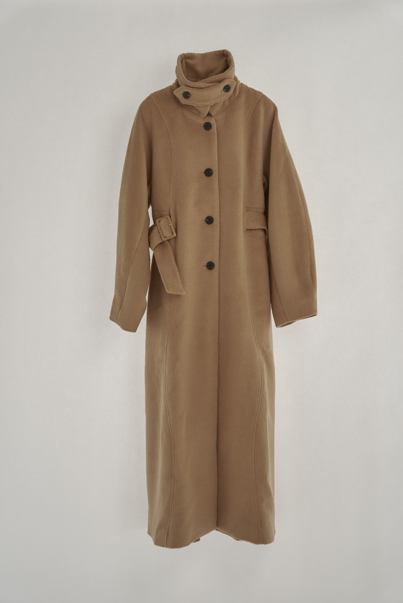 身幅516cmEaphi wave design shaggy long coat