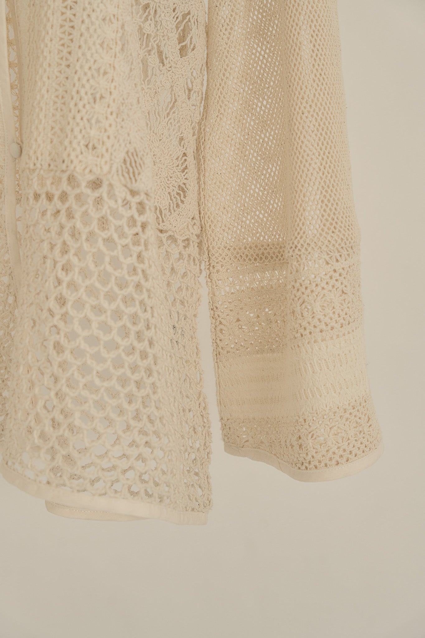 cotton lace patchwork blouse