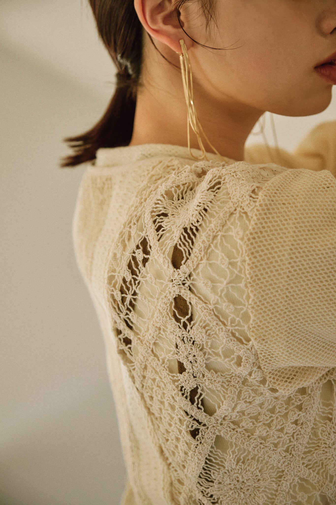 cotton lace patchwork blouse – Eaphi