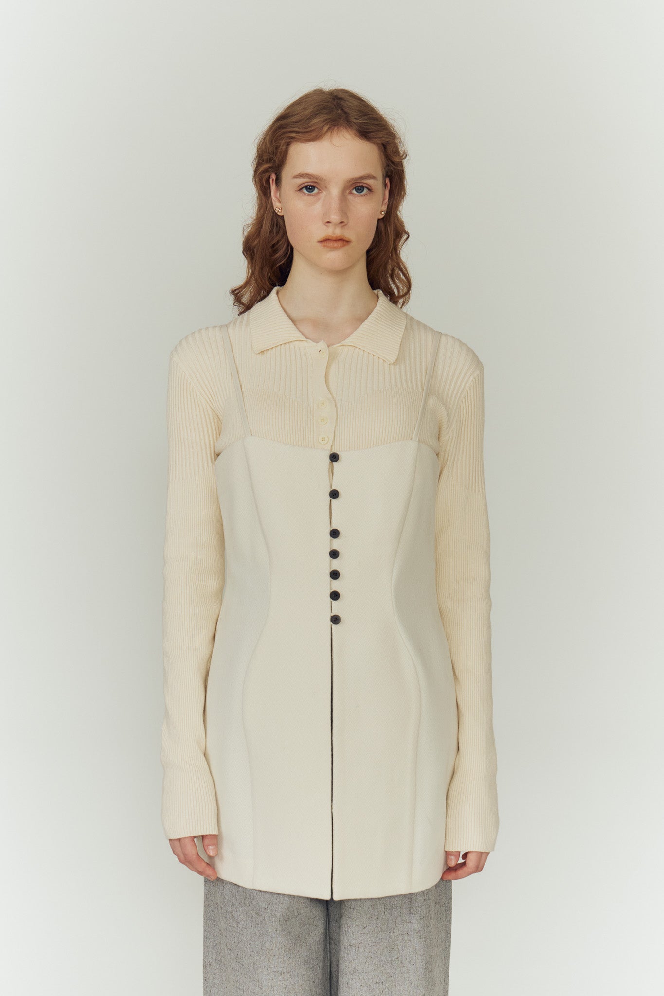 【新品】CLASSIC WAVE WOOL BUSTIER CLASSIC WAVE WOOL BUSTIER【POPUP先行販売】