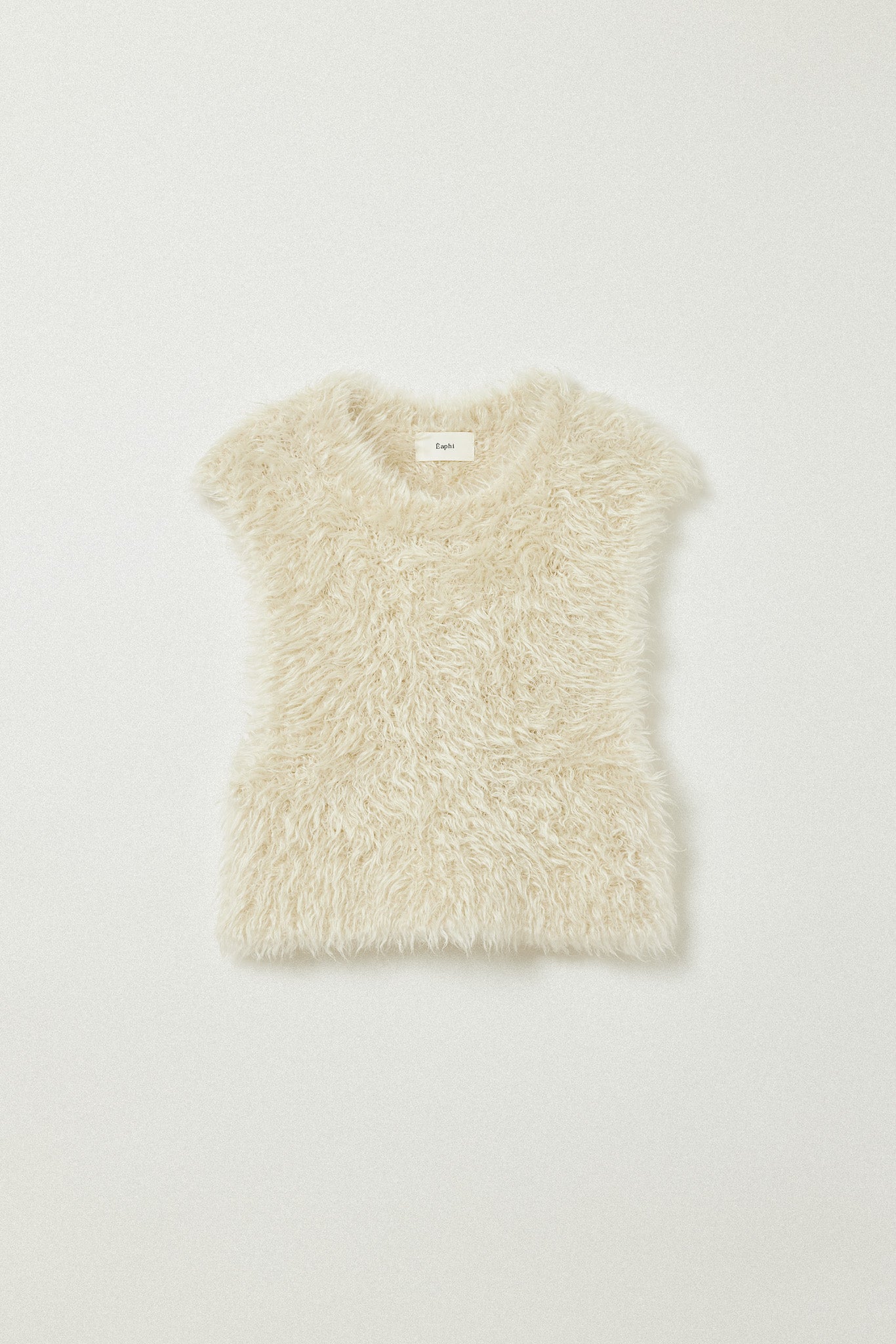 FUR KNIT SHORT VEST