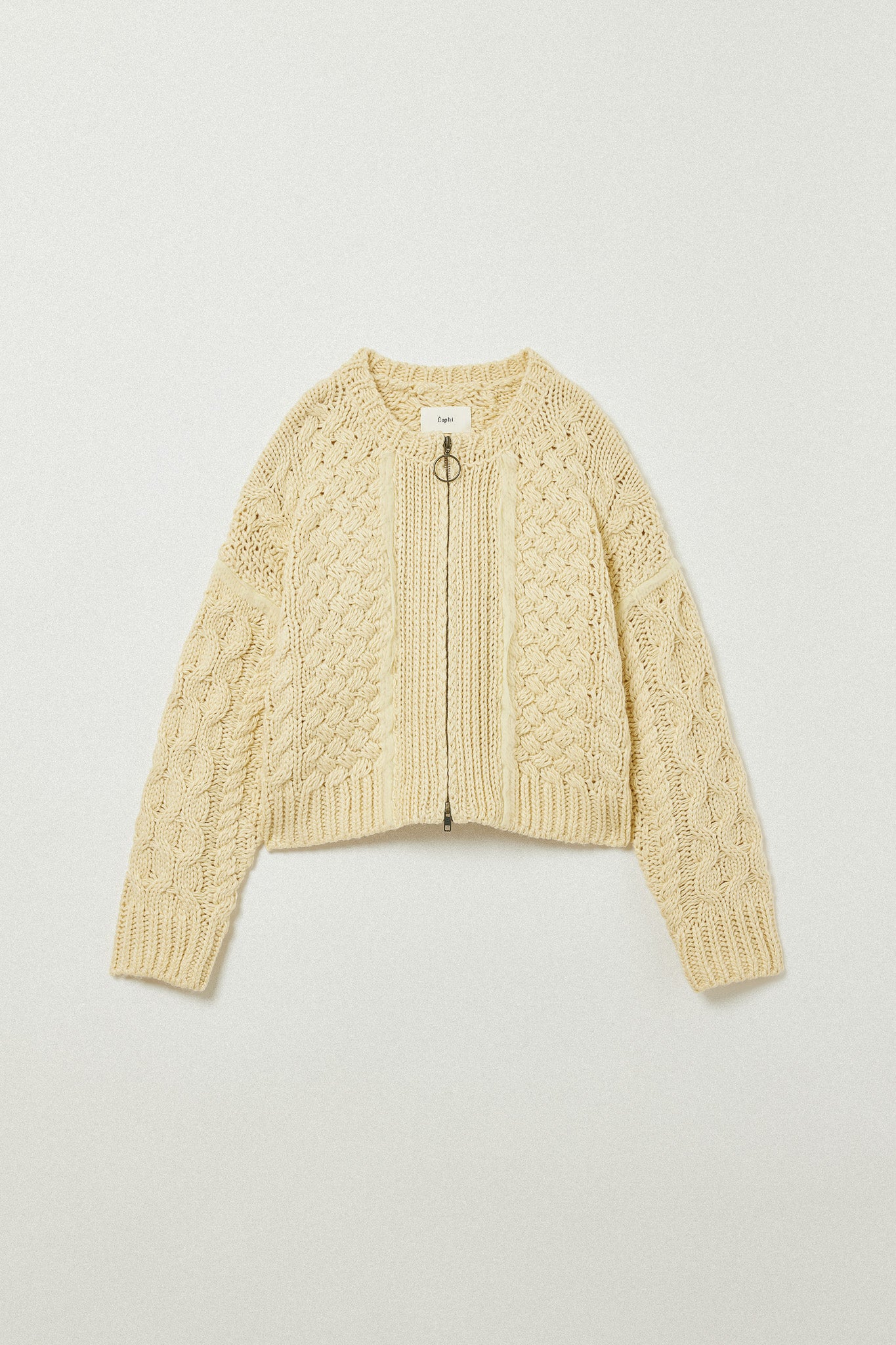 トップス Eaphi CABLE ZIP CARDIGAN CABLE ZIP CARDIGAN