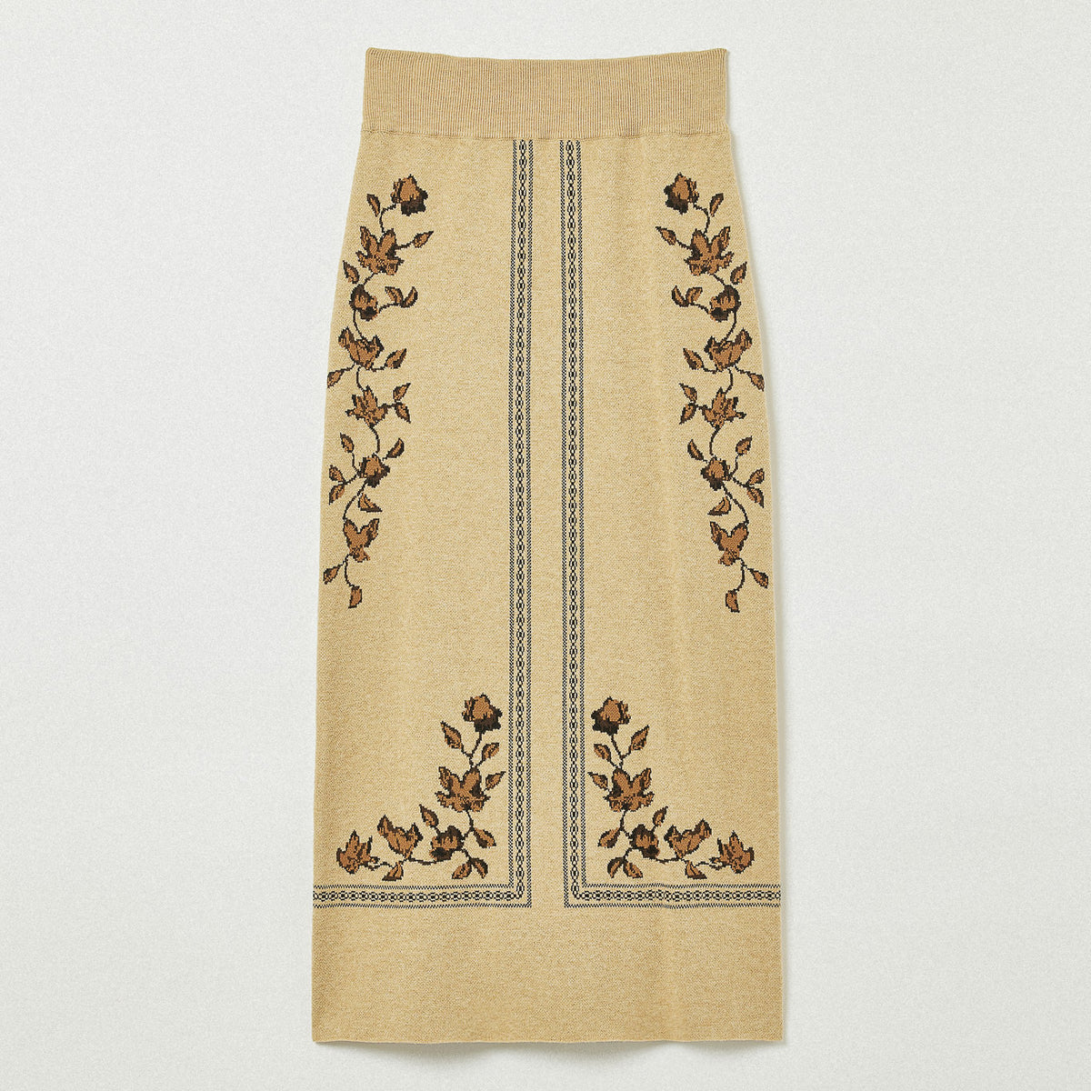 eaphi　SCARF MOTIF KNIT SKIRT SCARF MOTIF KNIT SKIRT【POPUP先行販売】