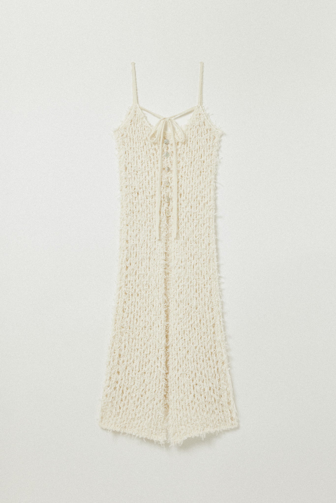 RIBBON YARN MESH CAMISOLE