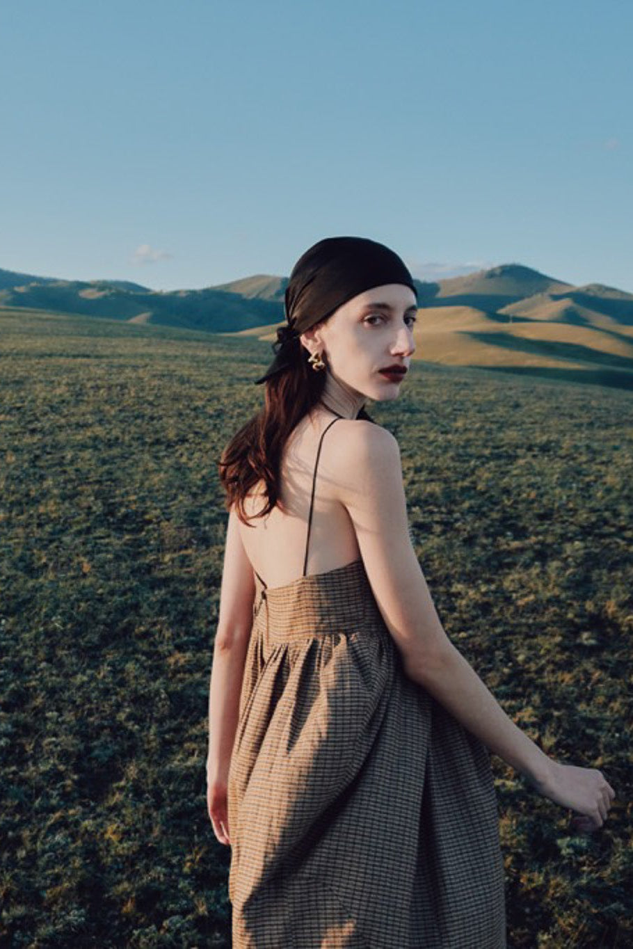CHECK DRESS — VESSEL