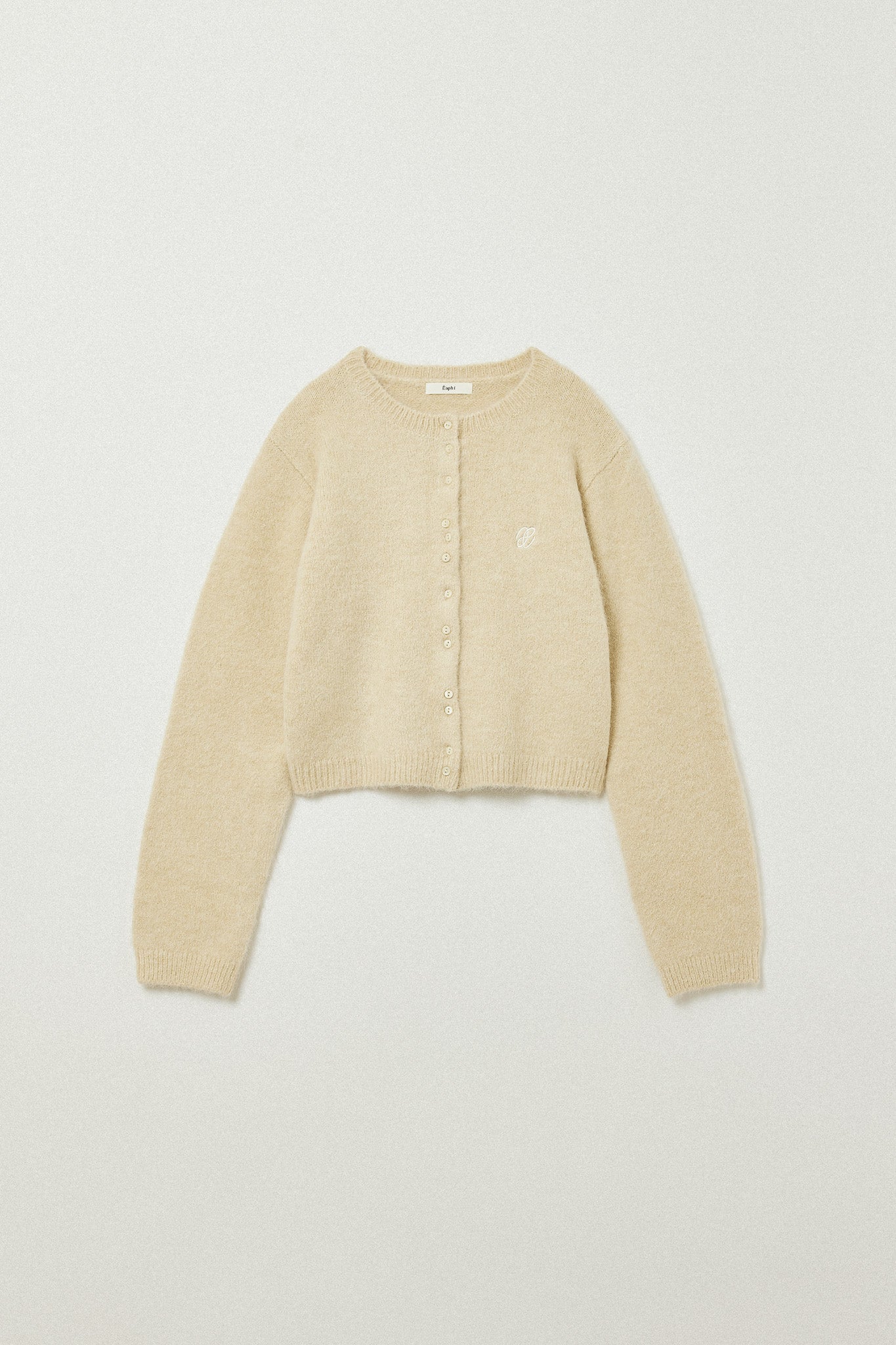 eaphi ALPACA MOHAIR CARDIGAN　キャメル eaphi ALPACA MOHAIR CARDIGAN キャメル HONEYCOMB KNIT CARDIGAN