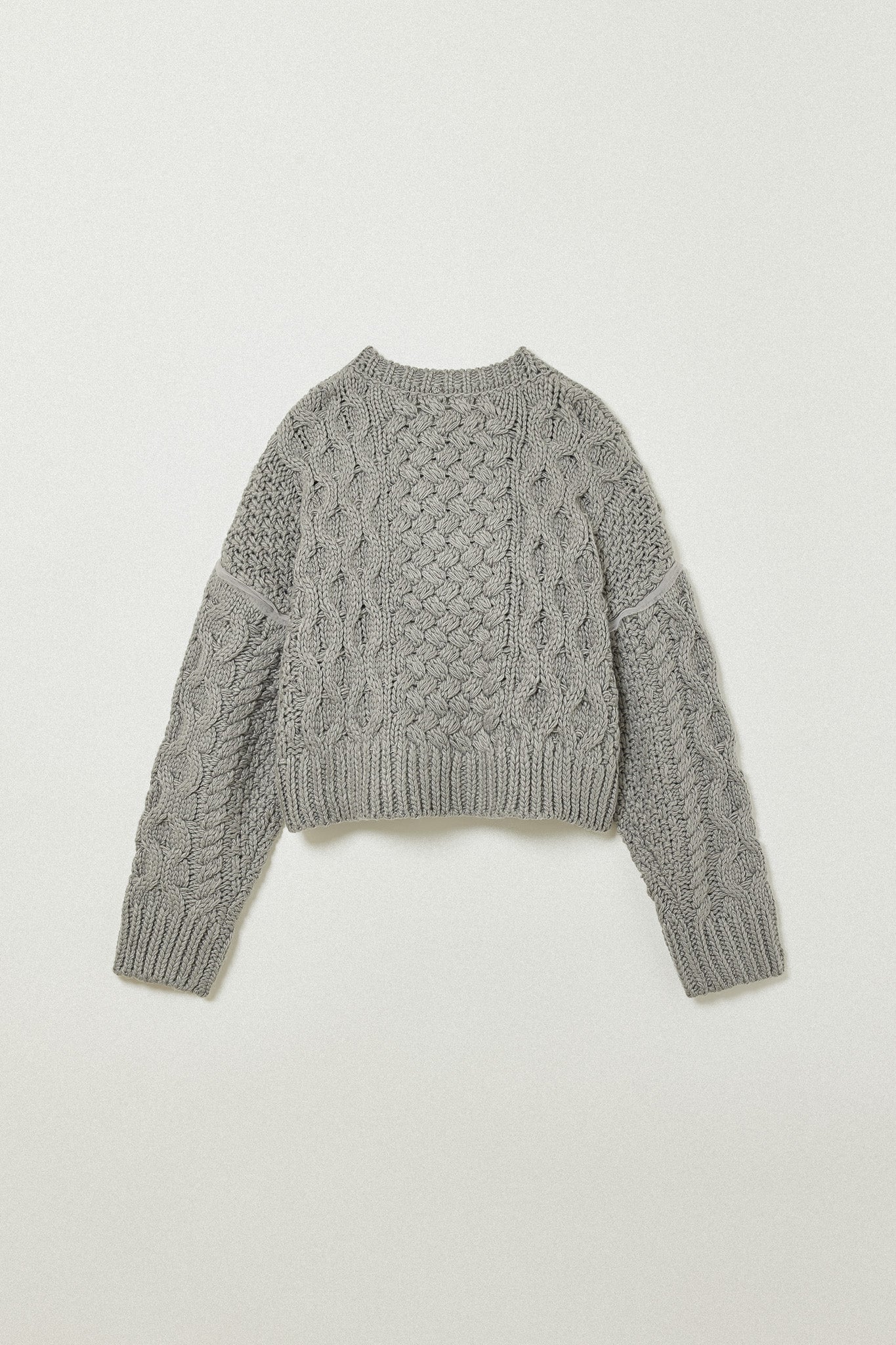 CABLE ZIP CARDIGAN