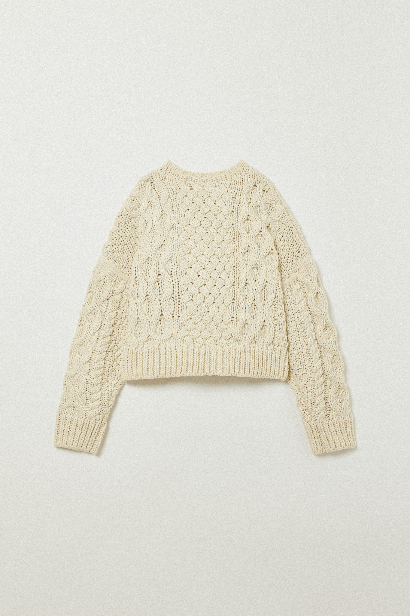 EAPHI カーディガン CABLE ZIP CARDIGAN