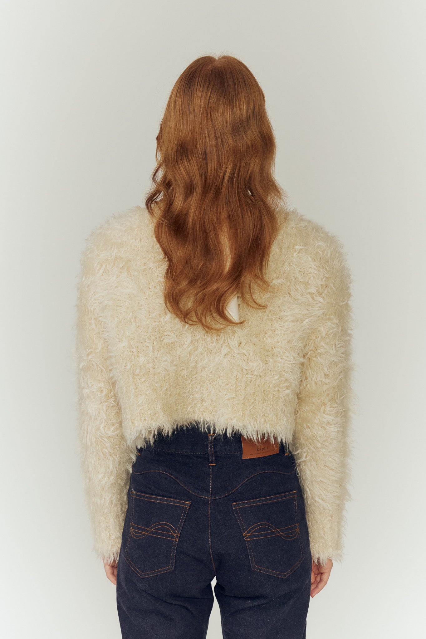 eaphiカーディガン FUR KNIT CARDIGAN