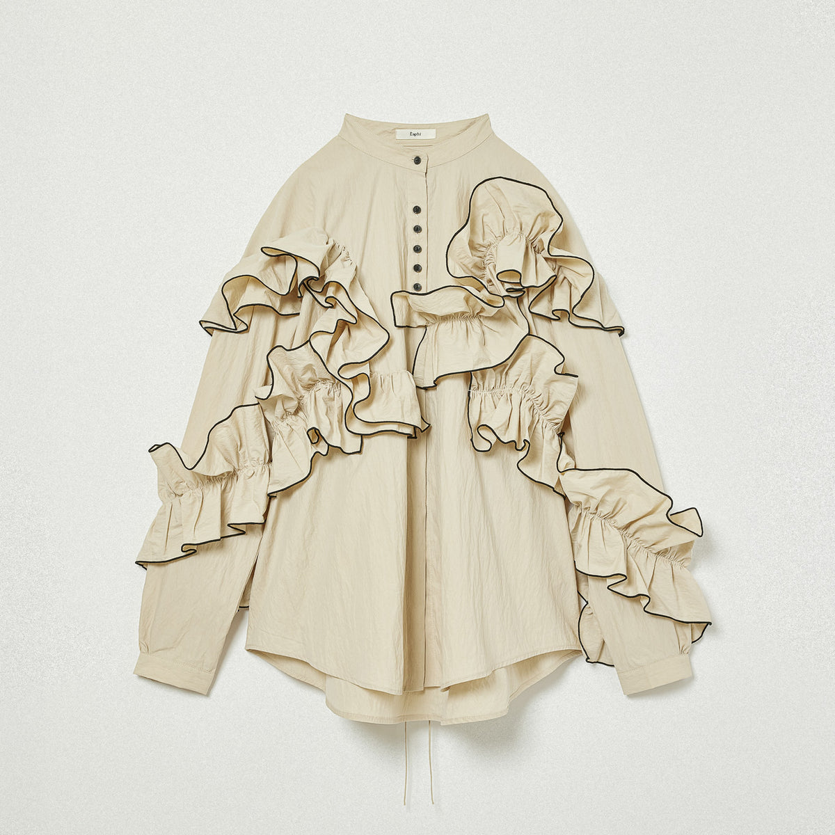 トップス EAPHI FEELING FRILLS BLOUSE eaphi】FEELING FRILLS BLOUSE