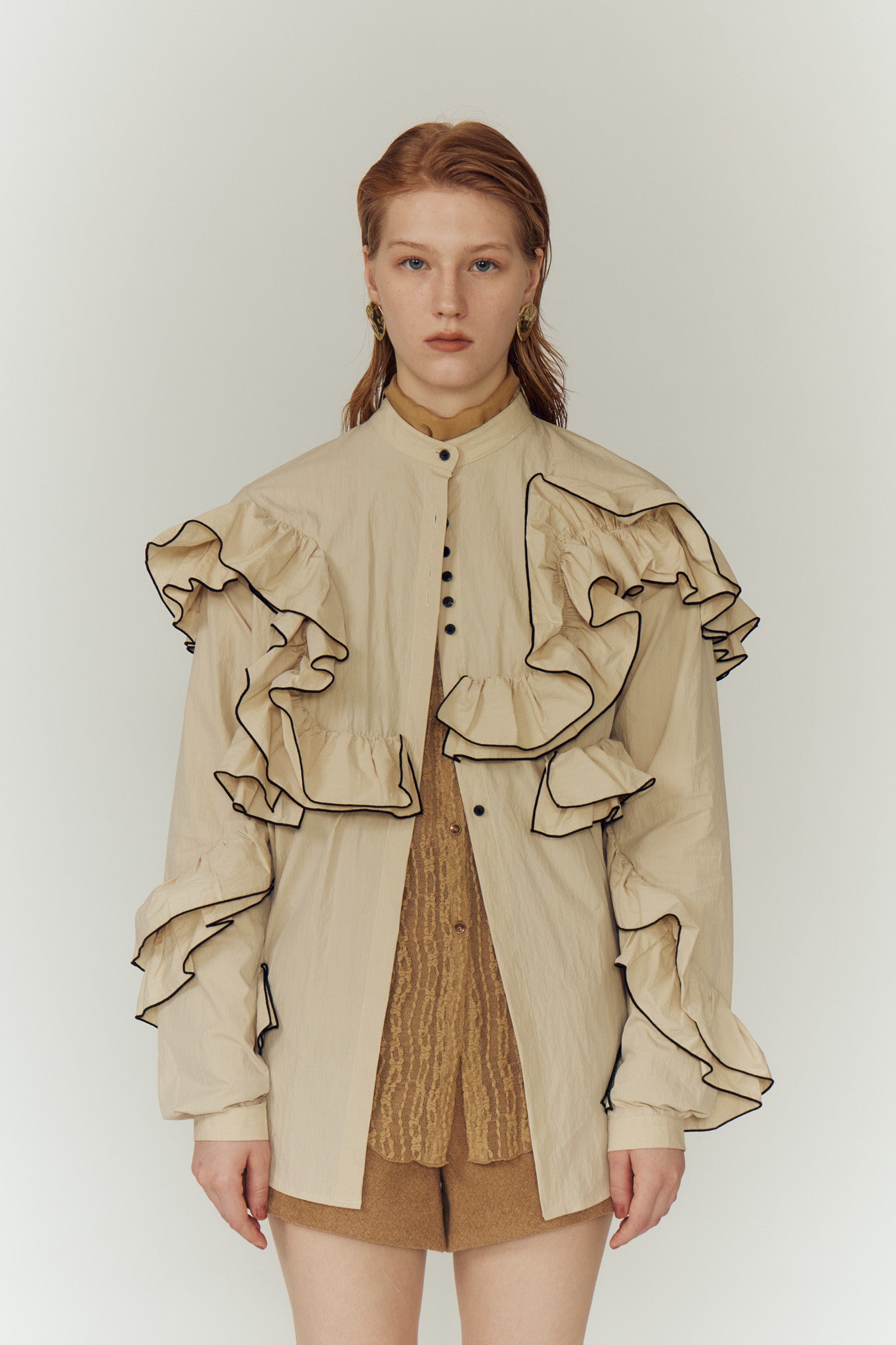 トップス EAPHI FEELING FRILLS BLOUSE FEELING FRILLS BLOUSE