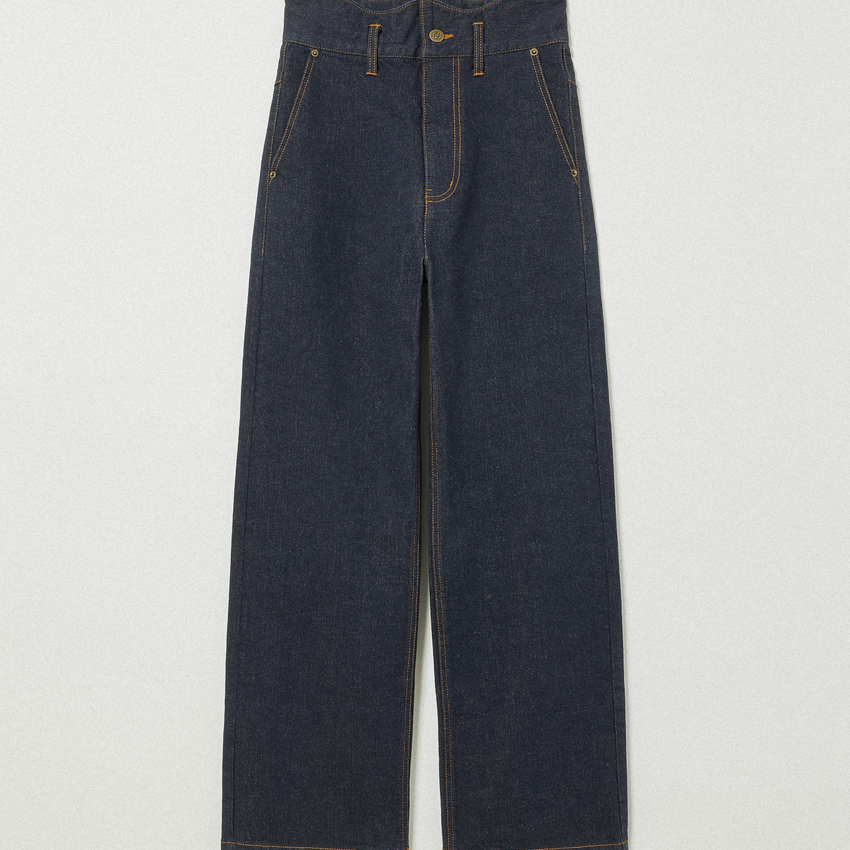 WAVE DESIGN HIGH WAIST DENIM