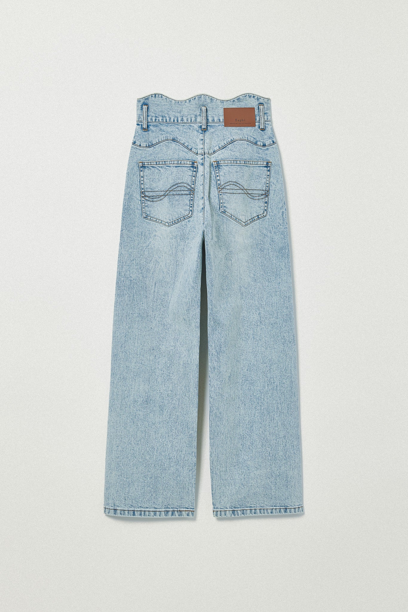 パンツ eaphi WAVE DESIGN HIGH WAIST DENIM size1 WAVE DESIGN HIGH WAIST DENIM