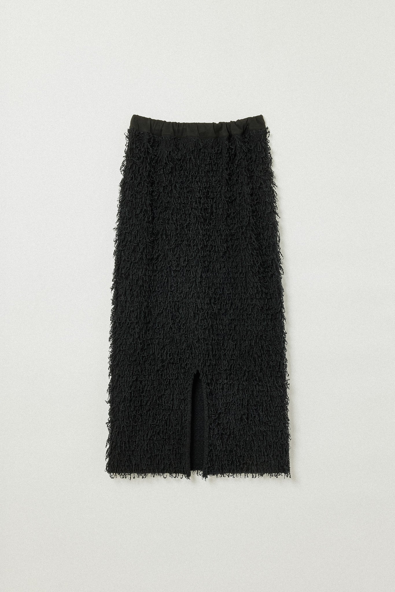 DOUBLE WAIST KNIT SKIRT