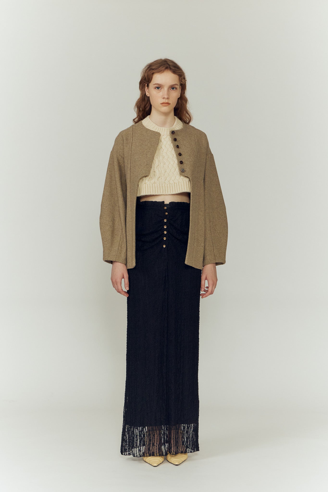 CURVE CUT LINE JACKET