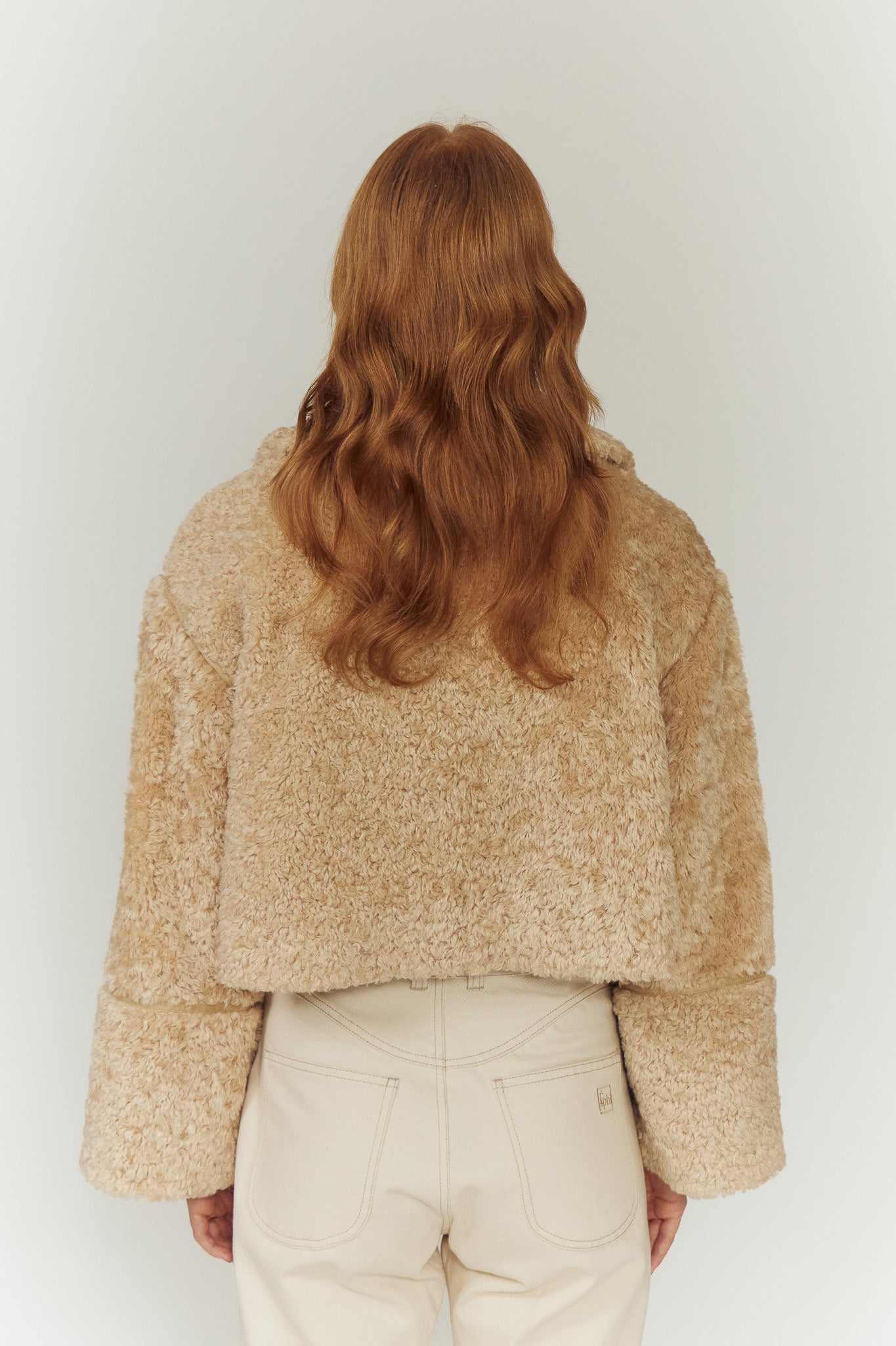 eaphi　ECOFUR SHORT JACKET 中古・古着通販】eaphi (エフィ) ECOFUR SHORT JACKET ブラウン サイズ