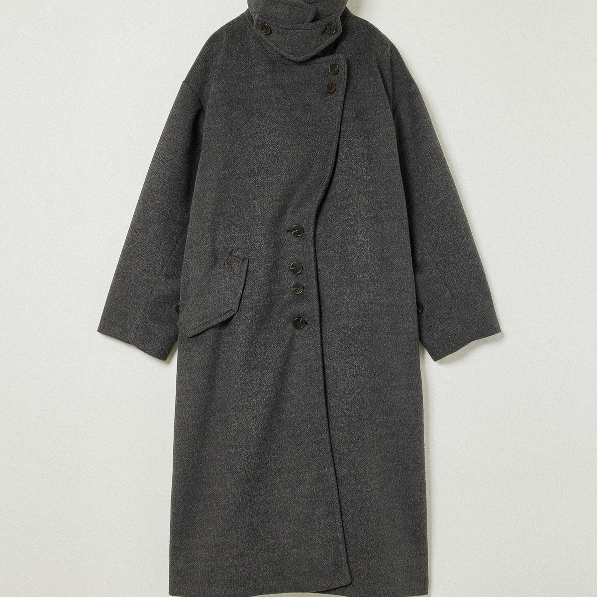 MULTI COLLAR LONG COAT