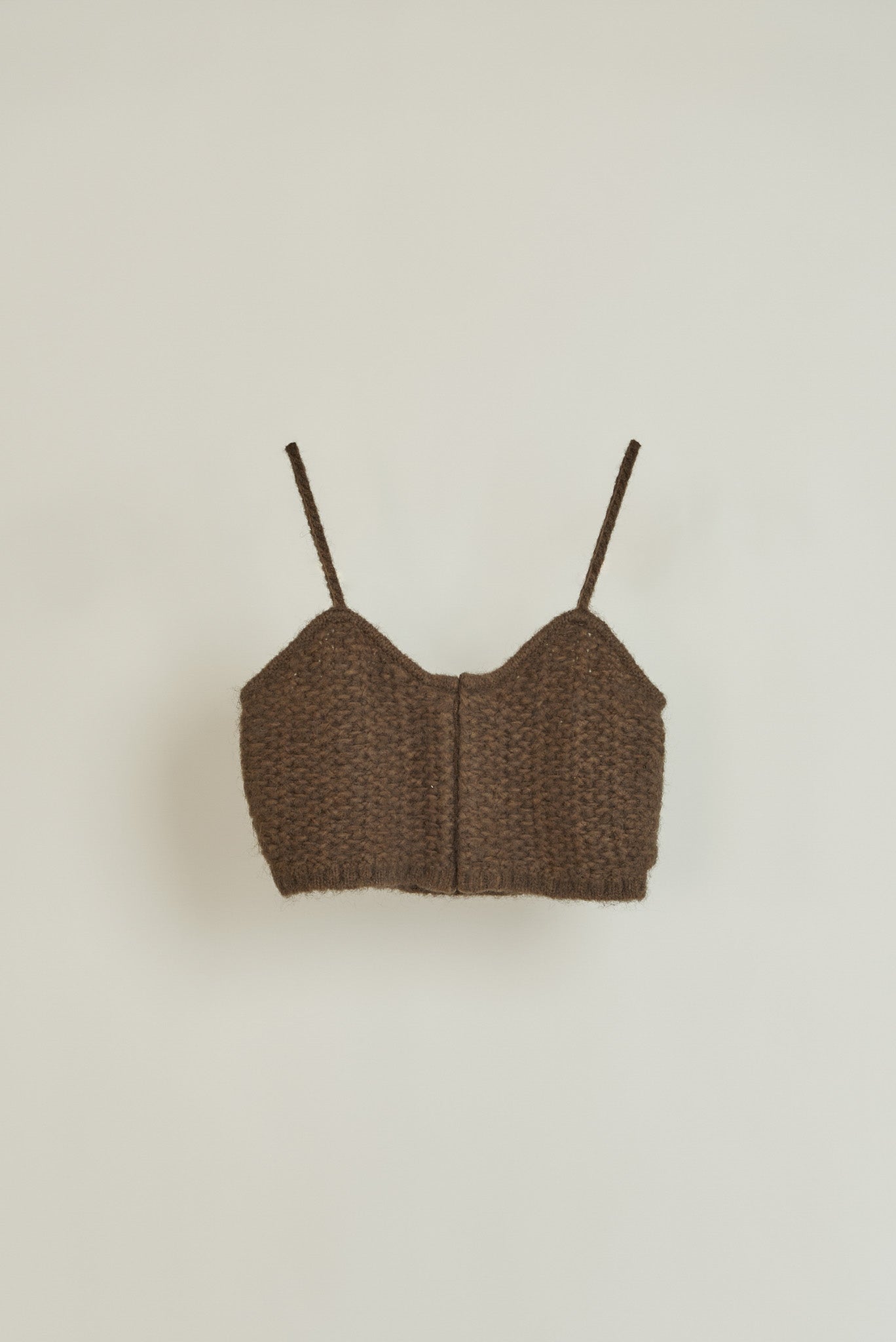 warm knit bustier