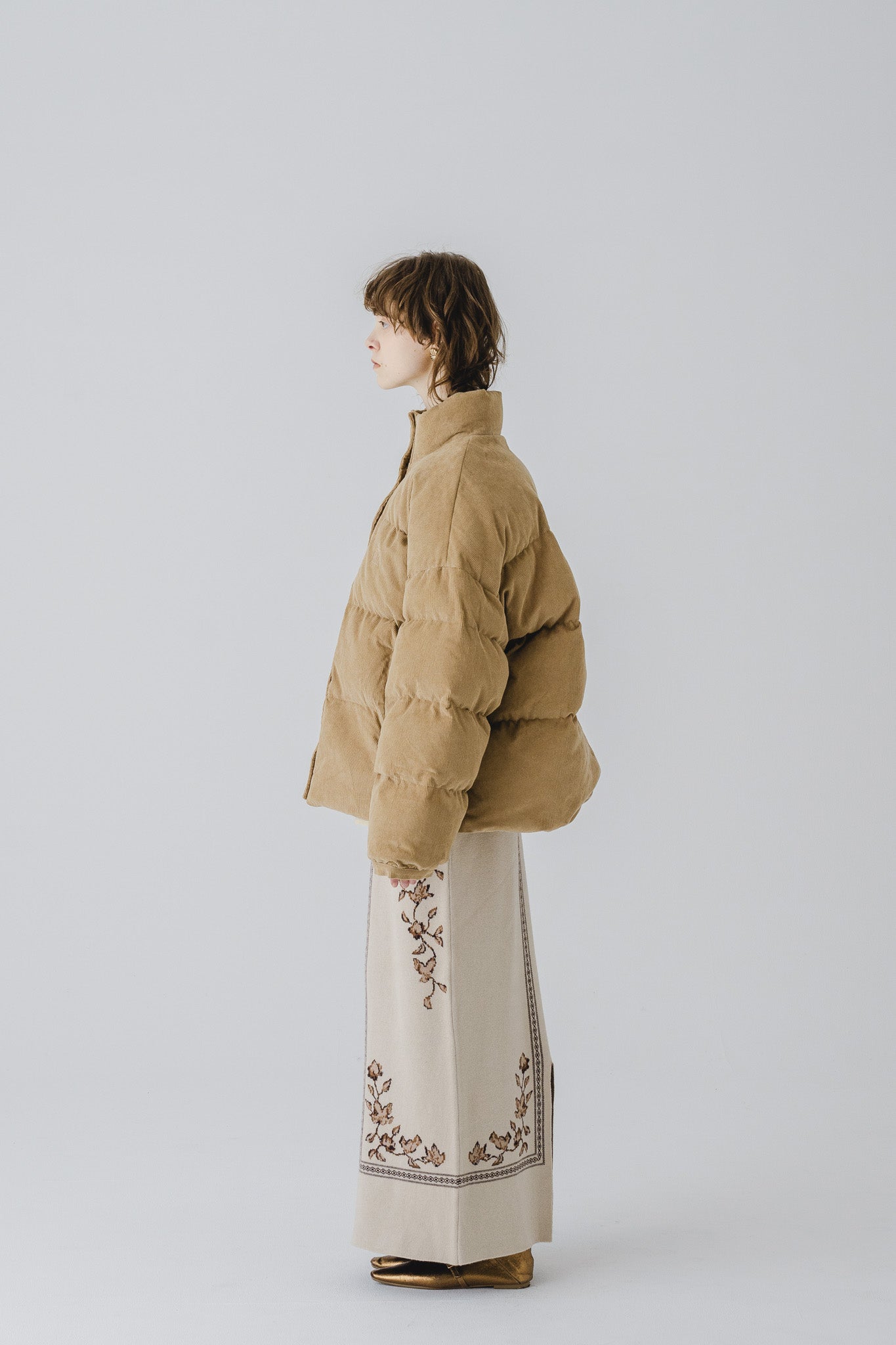 CORDUROY PUFFY JACKET CORDUROY PUFFY JACKET