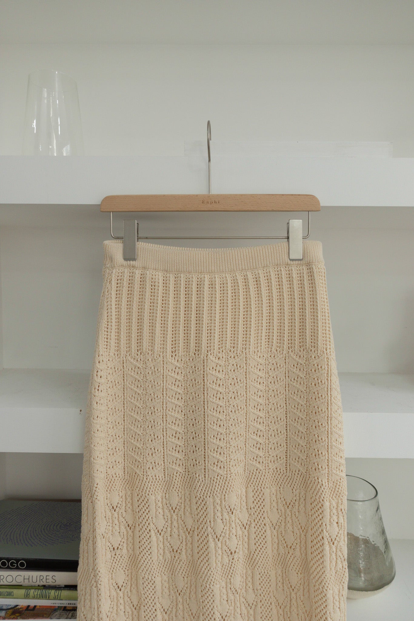 Eaphi crochet knit skirt - その他