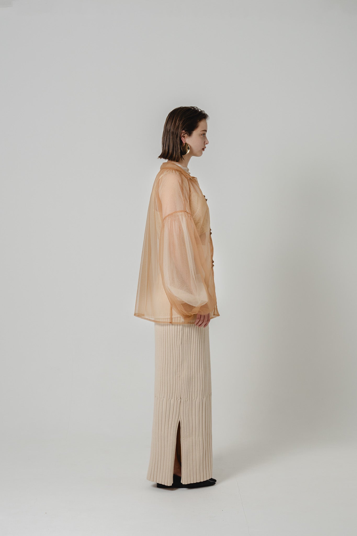 tulle off shoulder blouse | Acka.｜ エーシーケーエー｜公式オ