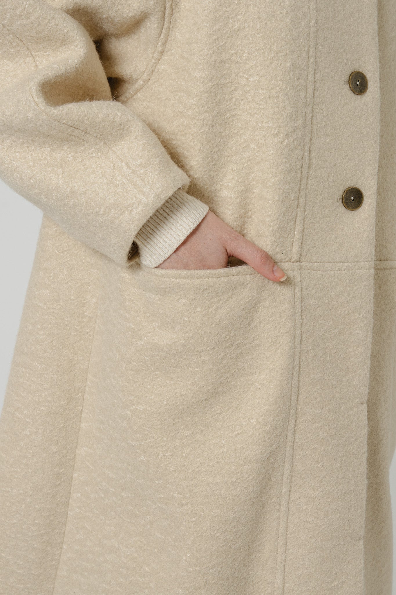 ジャケット・アウター eaphi asymmetry detail coat Eaphi ASYMMETRY DETAIL COAT