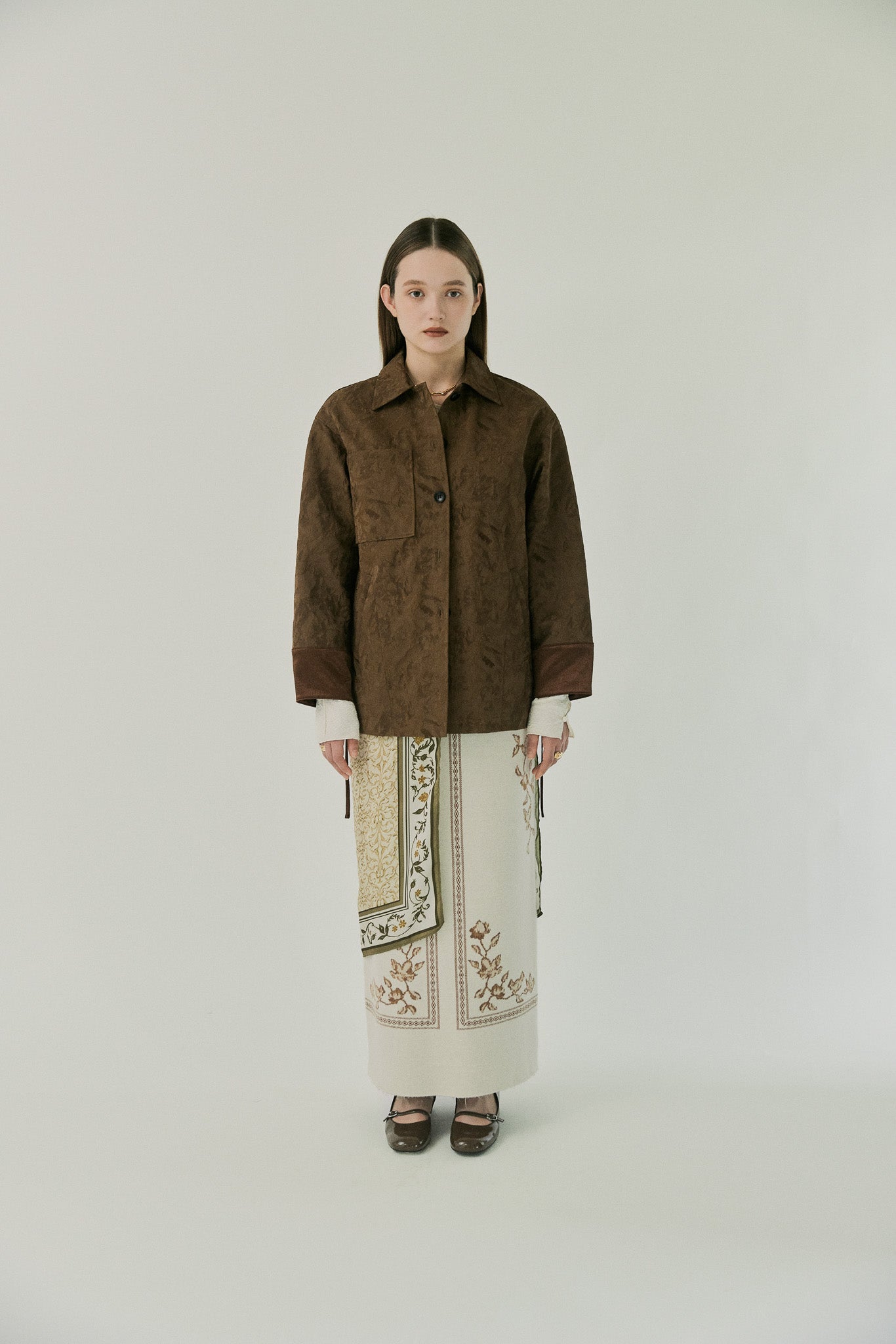 JACQUARD SHIRT JACKET