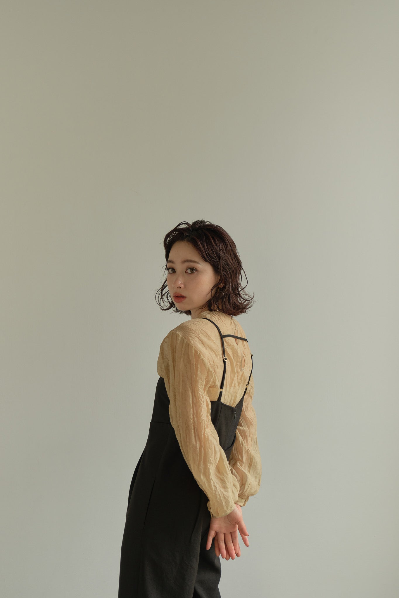 bustier line salopette eaphi エフィ サロペット-