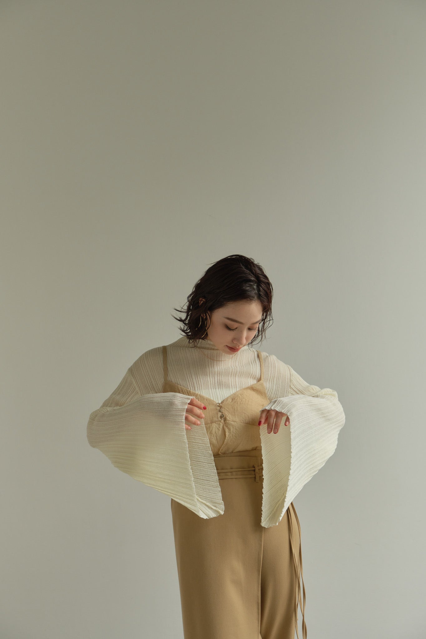 angel sleeve rib knit – Eaphi